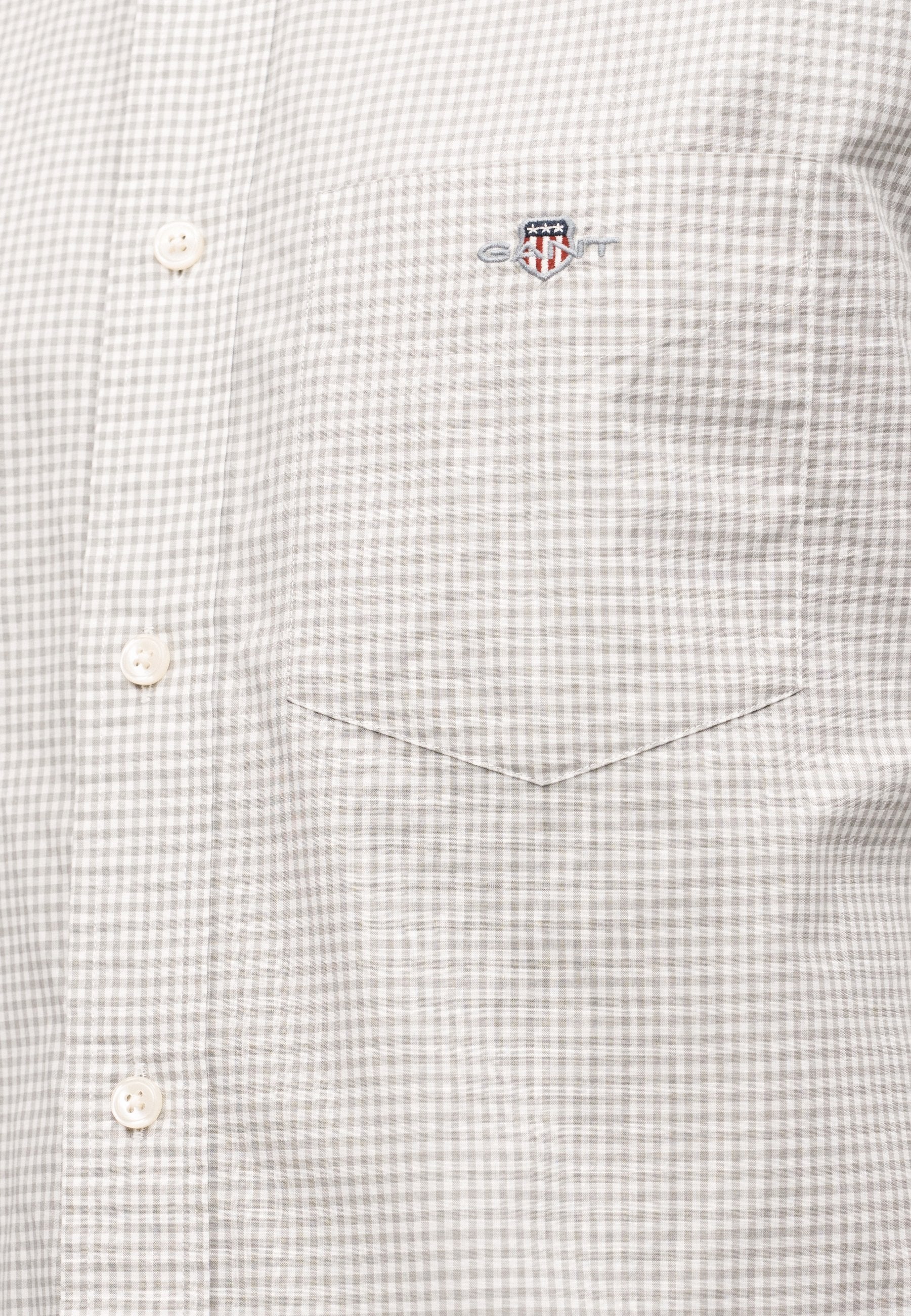 CLASSIC GINGHAM SHIRT - Shirt - light putty