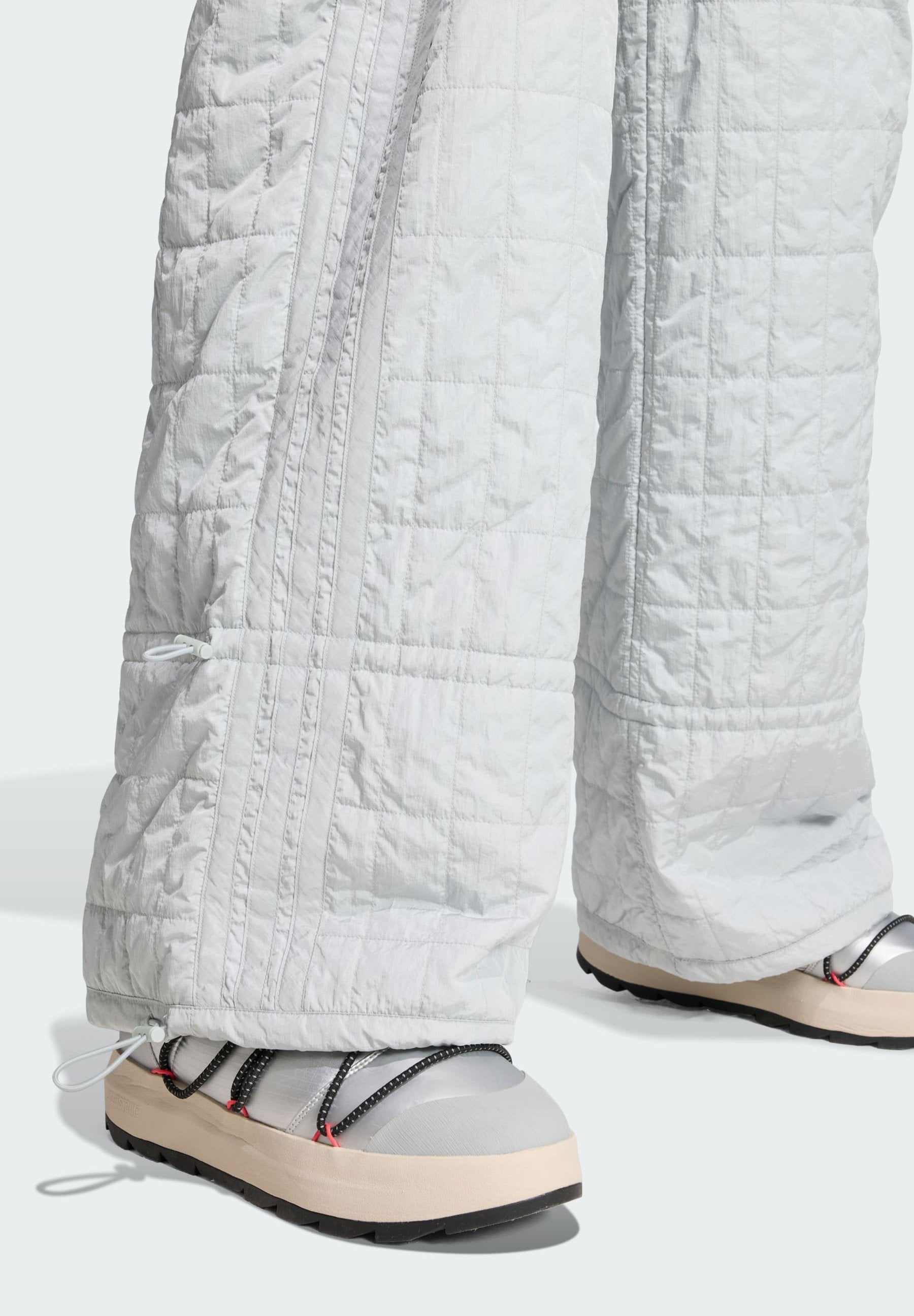 PADDED  M - Ski pants -  silver