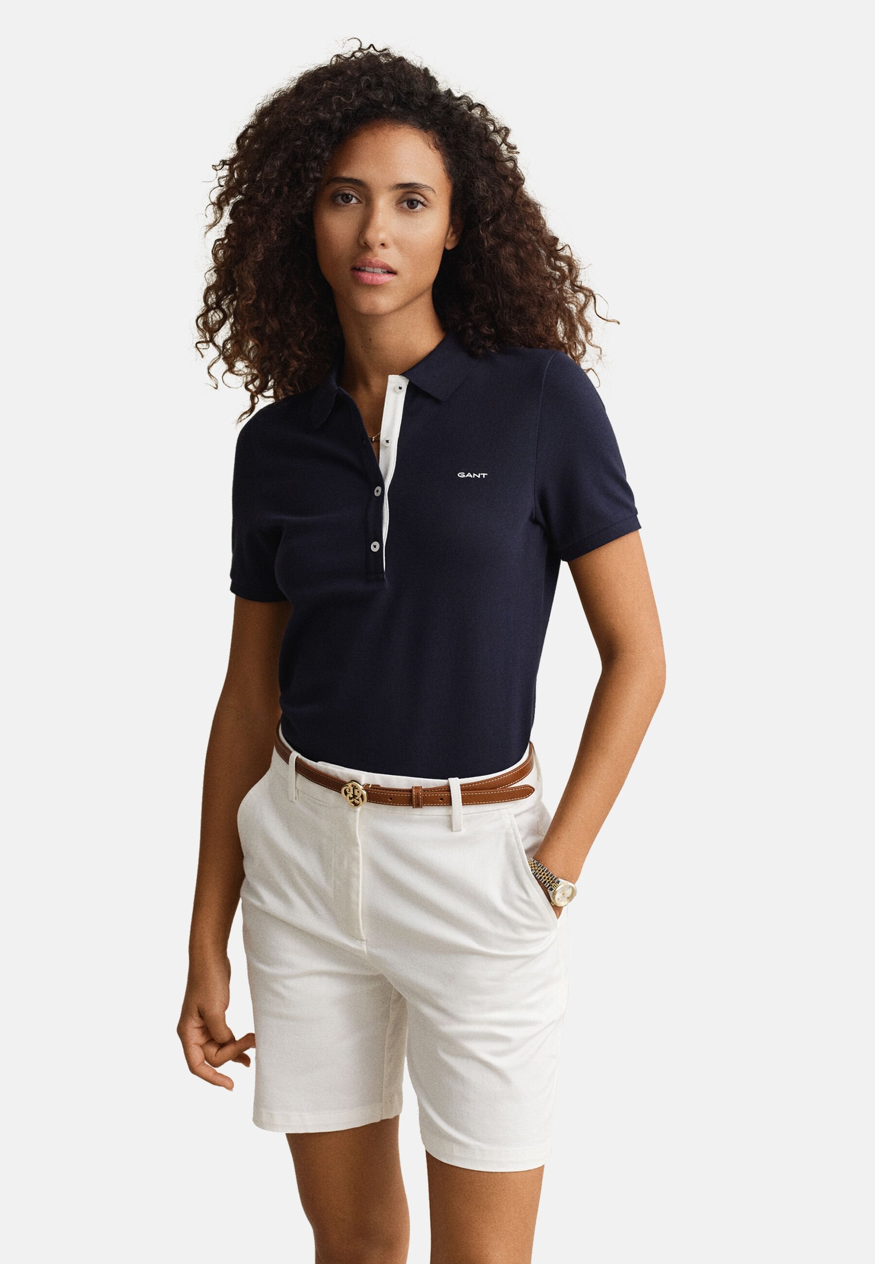Polo shirt - evening blue