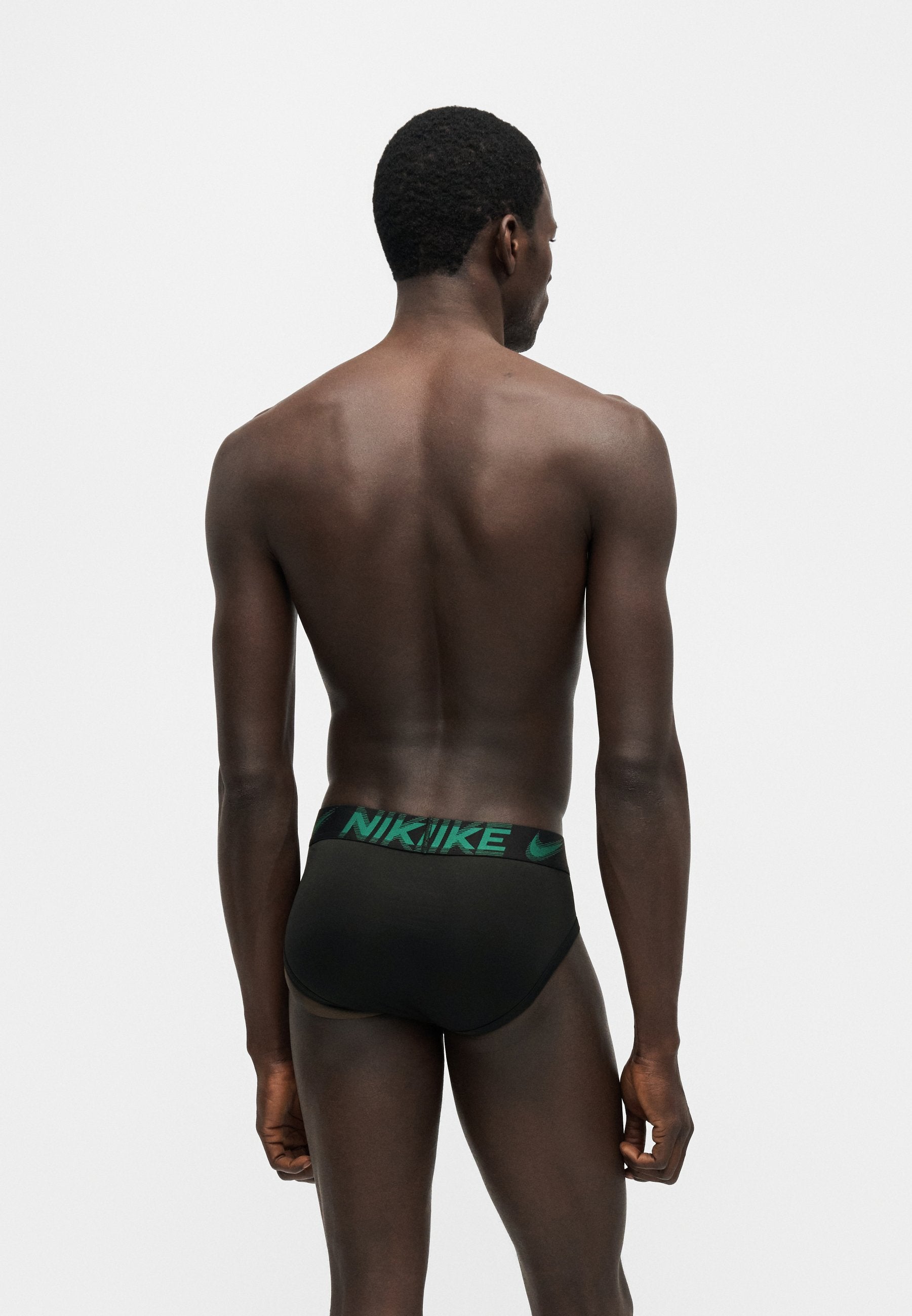 HIP BRIEF 3 PACK - Briefs - black/evergreen/yellow