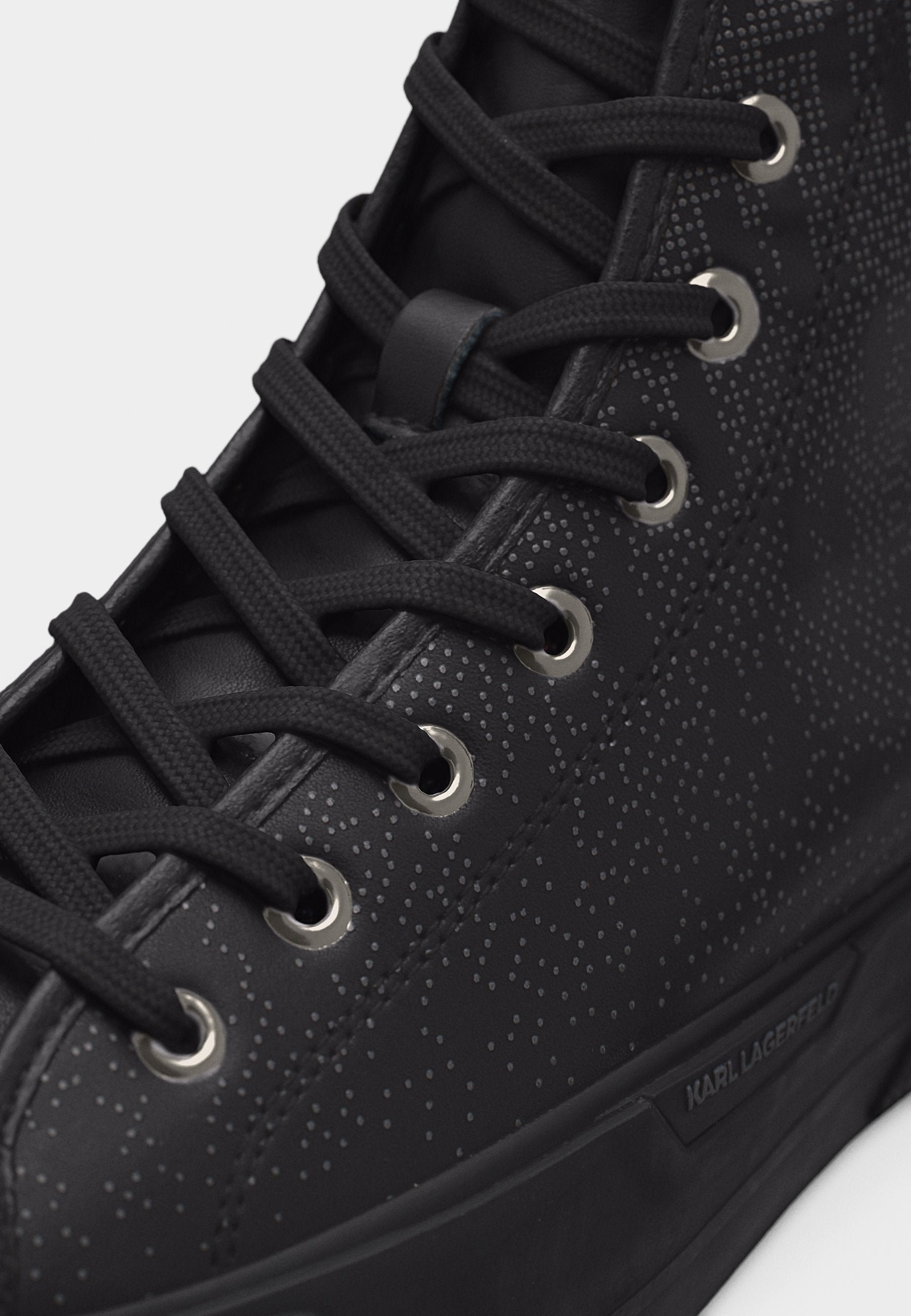 KAMPUS MAX III HI LACE - High-top trainers - black/dark grey