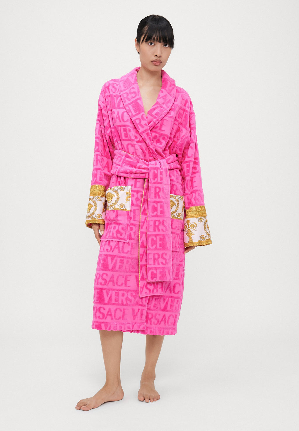BAROQUE HEART BAROQUE UNISEX - Dressing gown - fuxia