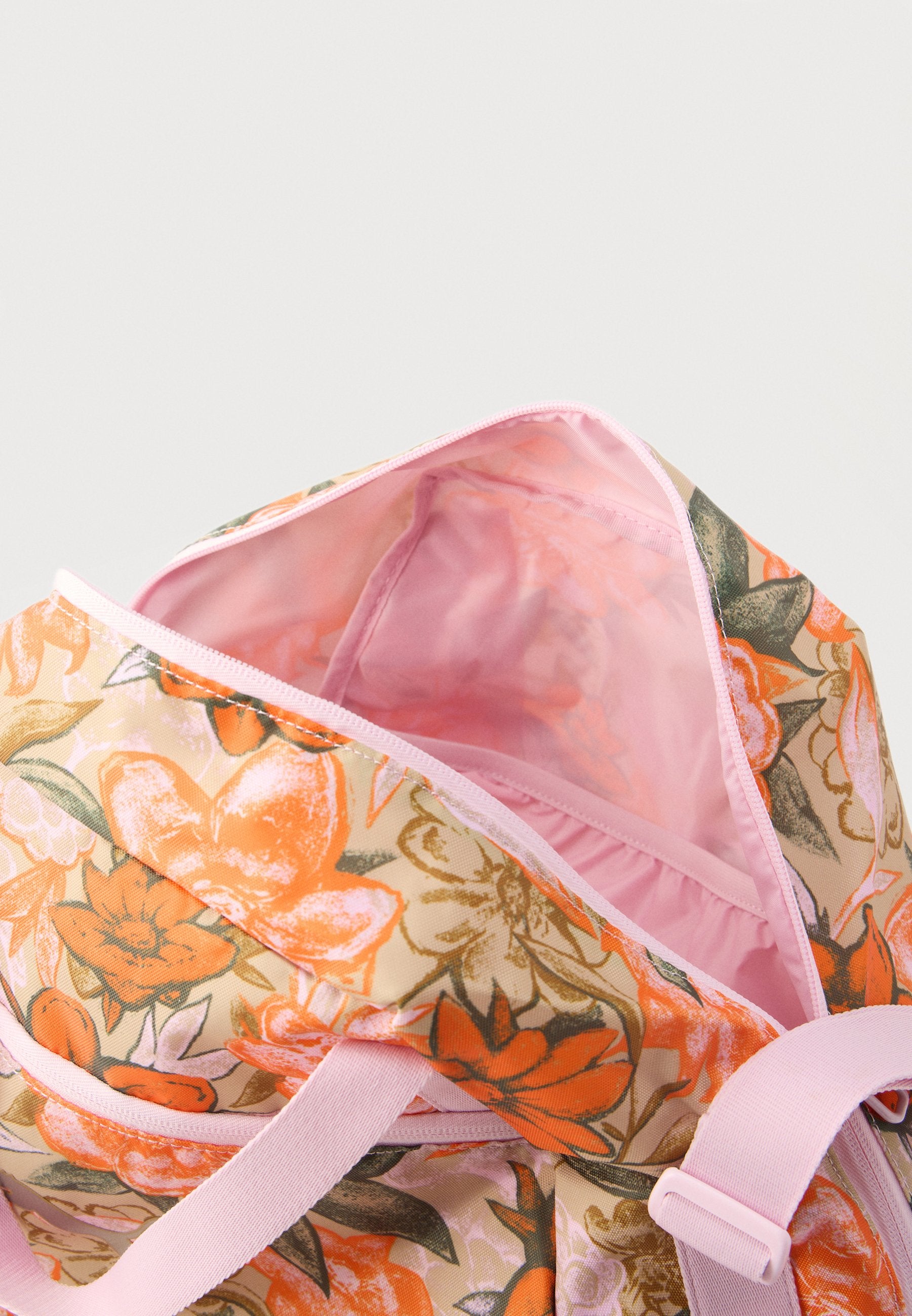 Sports bag - cashew brown/pearl pink/rickie orange