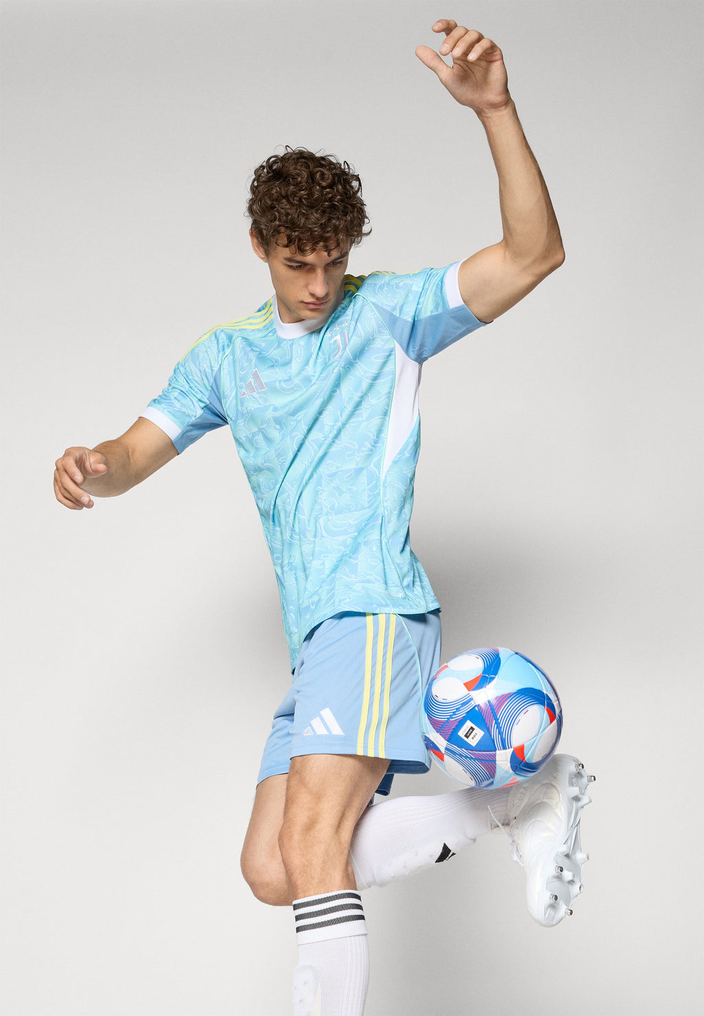 JUVENTUS 25/26 AWAY JERSEY - Sports T-shirt - ash blue