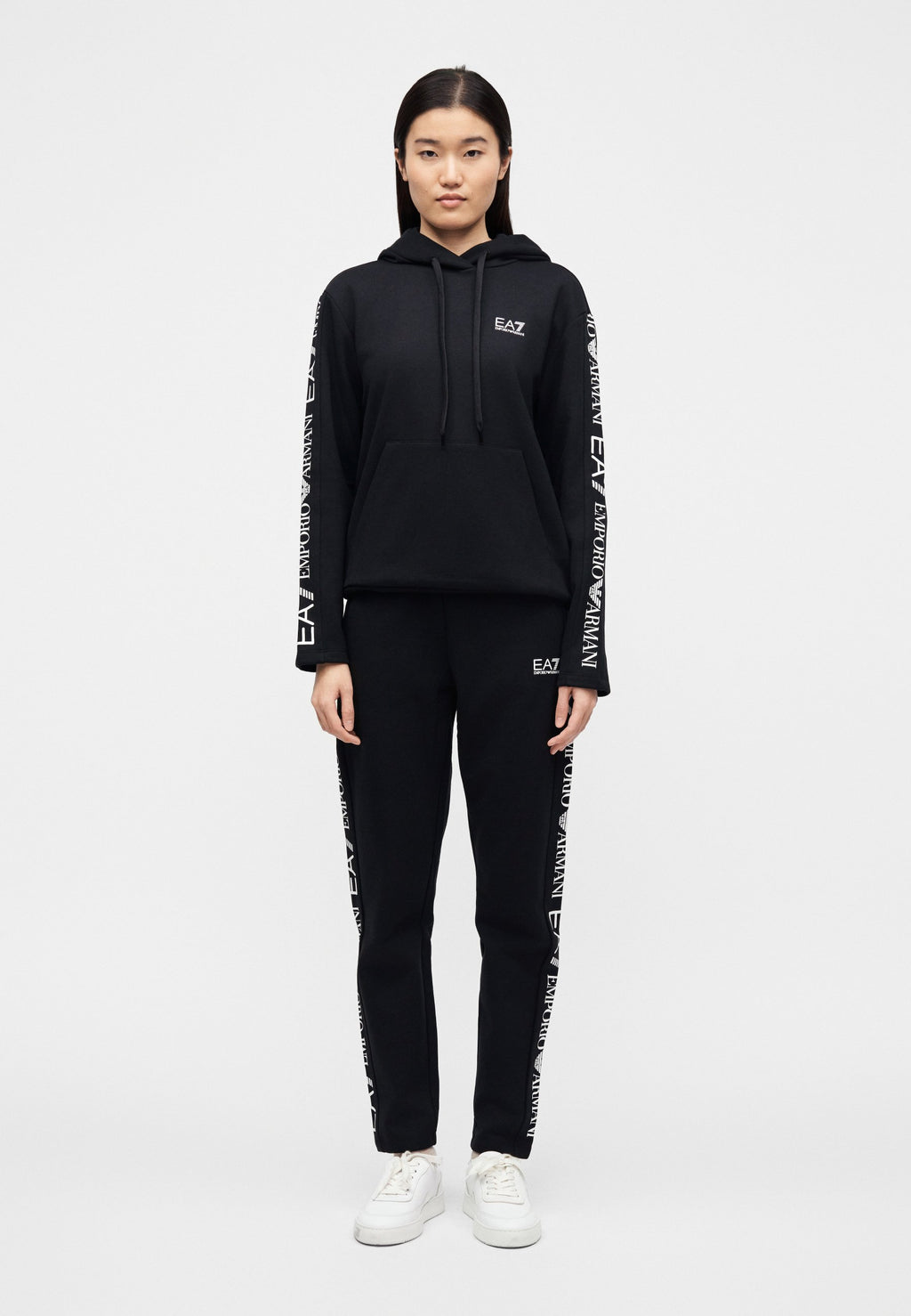 SET - Tracksuit - black/white
