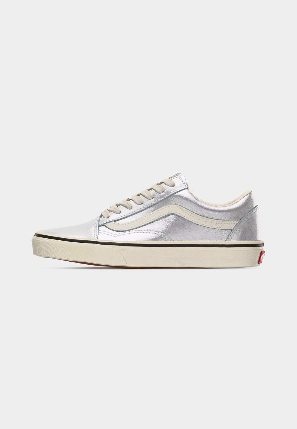 OLD SKOOL - Skate shoes - metallic silver-coloured