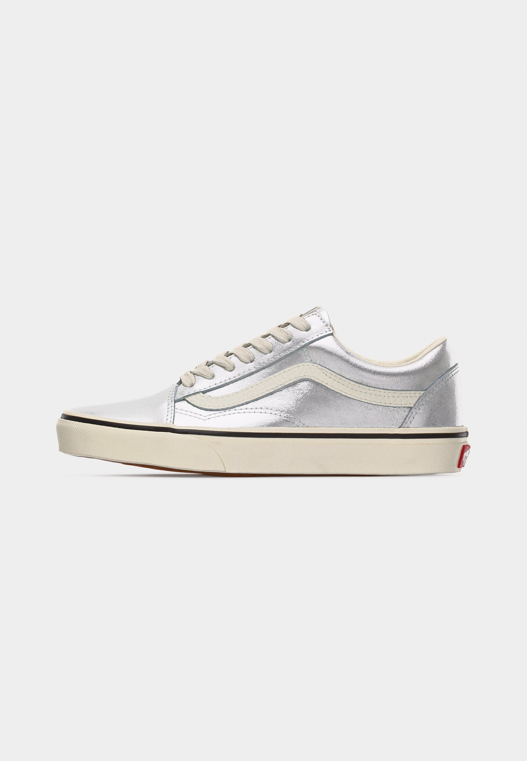 OLD SKOOL - Skate shoes - metallic silver-coloured
