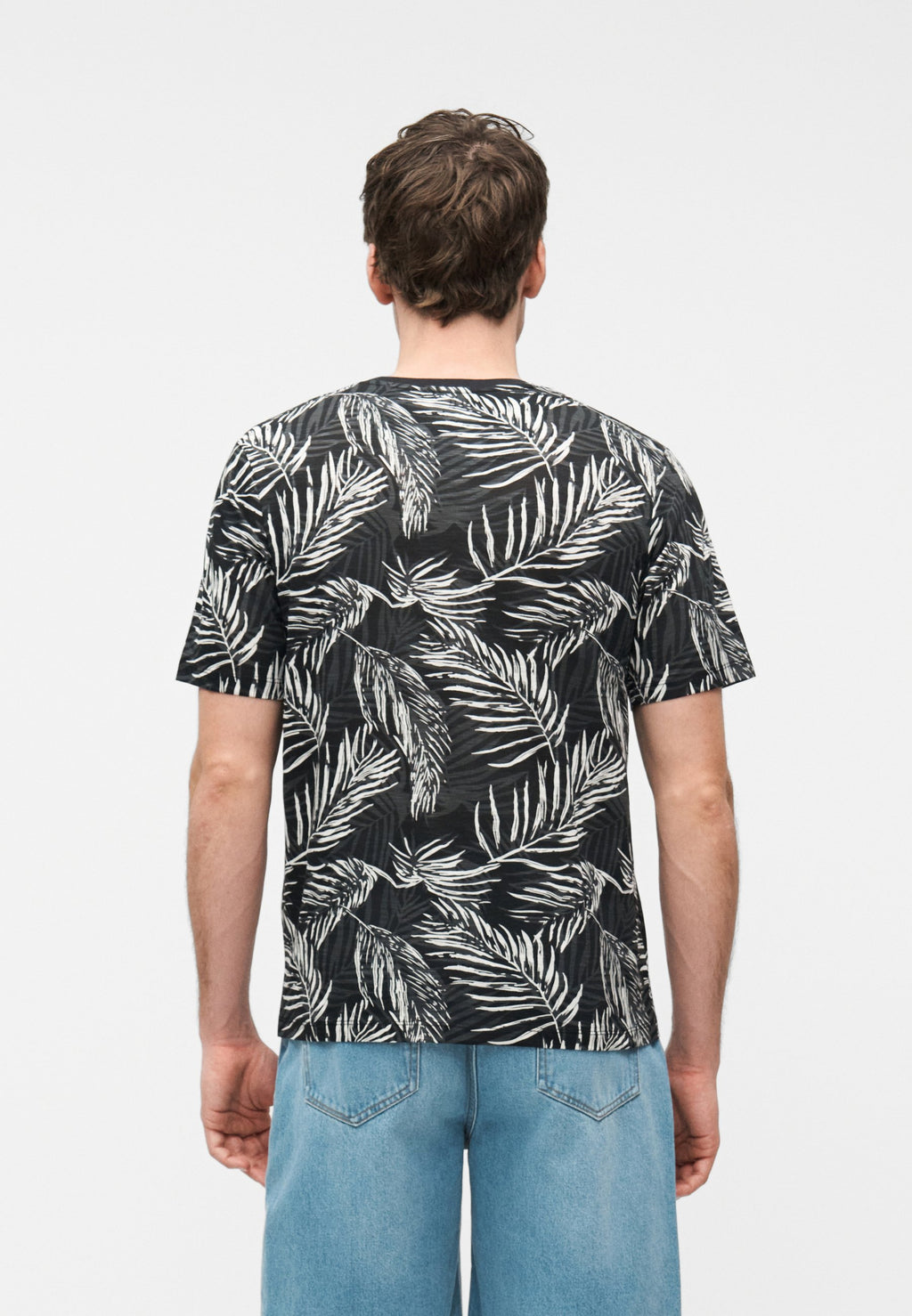 JJJEFF TEE PACK 2 - Print T-shirt - black/sky captain