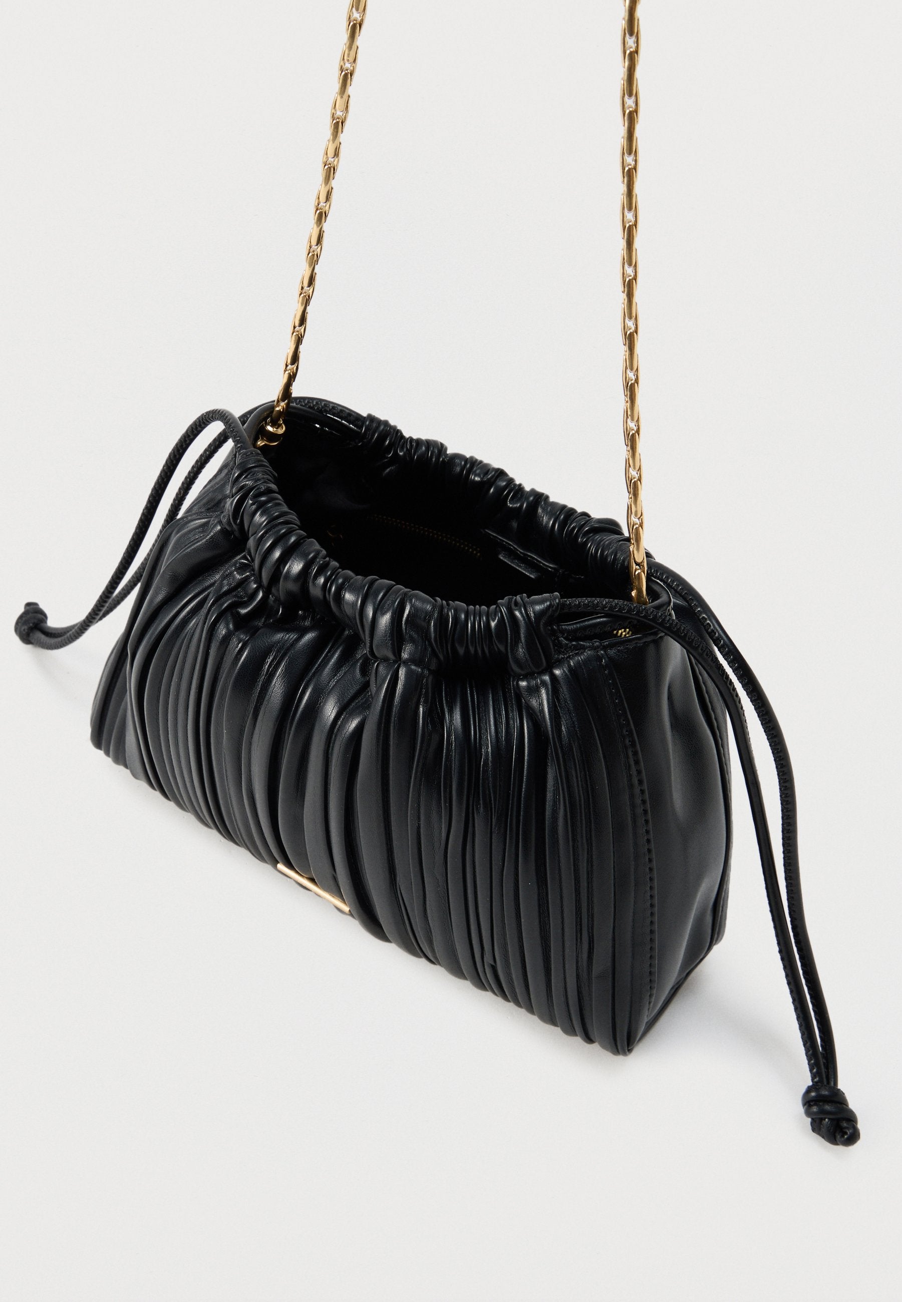 PLISSE - Cross body bag - black