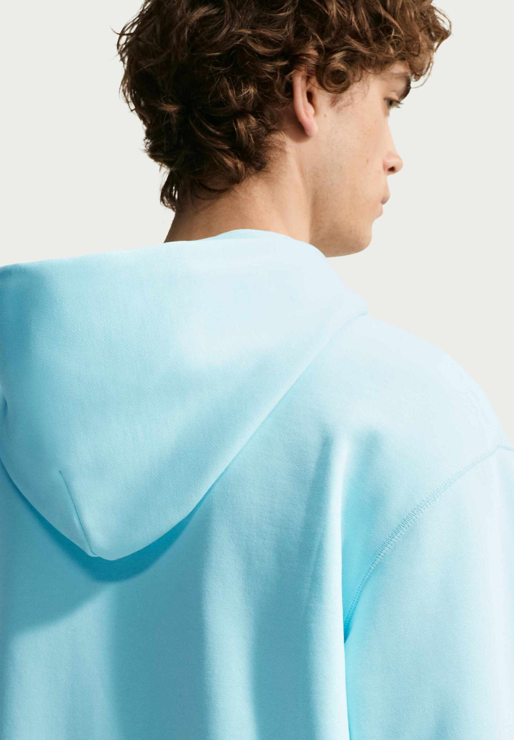 LOGO - Zip-up sweatshirt - glacier blue/white