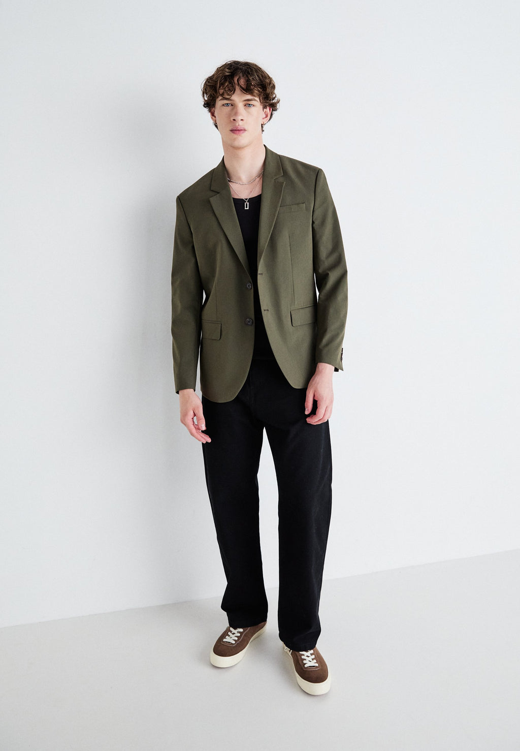 JPRBUSHWICK HARRY REGULAR FIT SET - Suit - peat