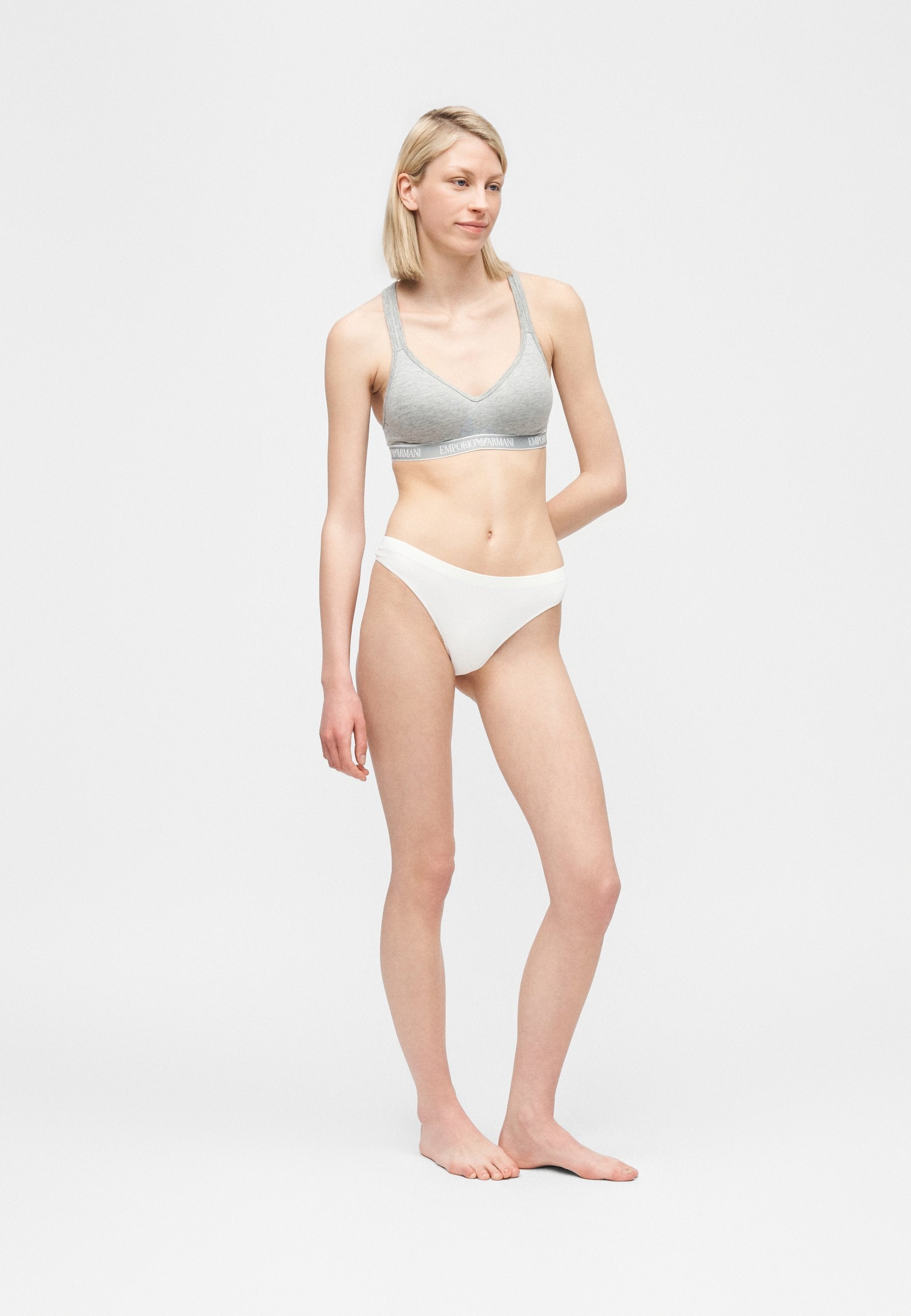 PADDED BRA - Bustier - light grey melange