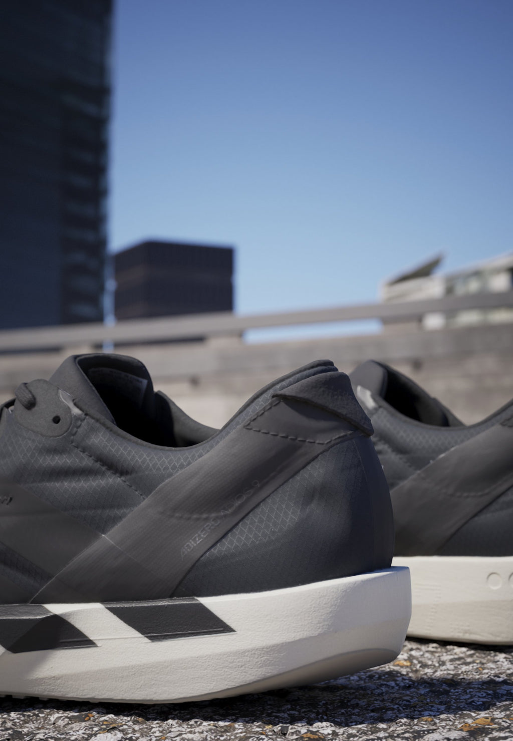 ADIZERO ADIOS 9 - Road running shoes - core black core black iron metallic