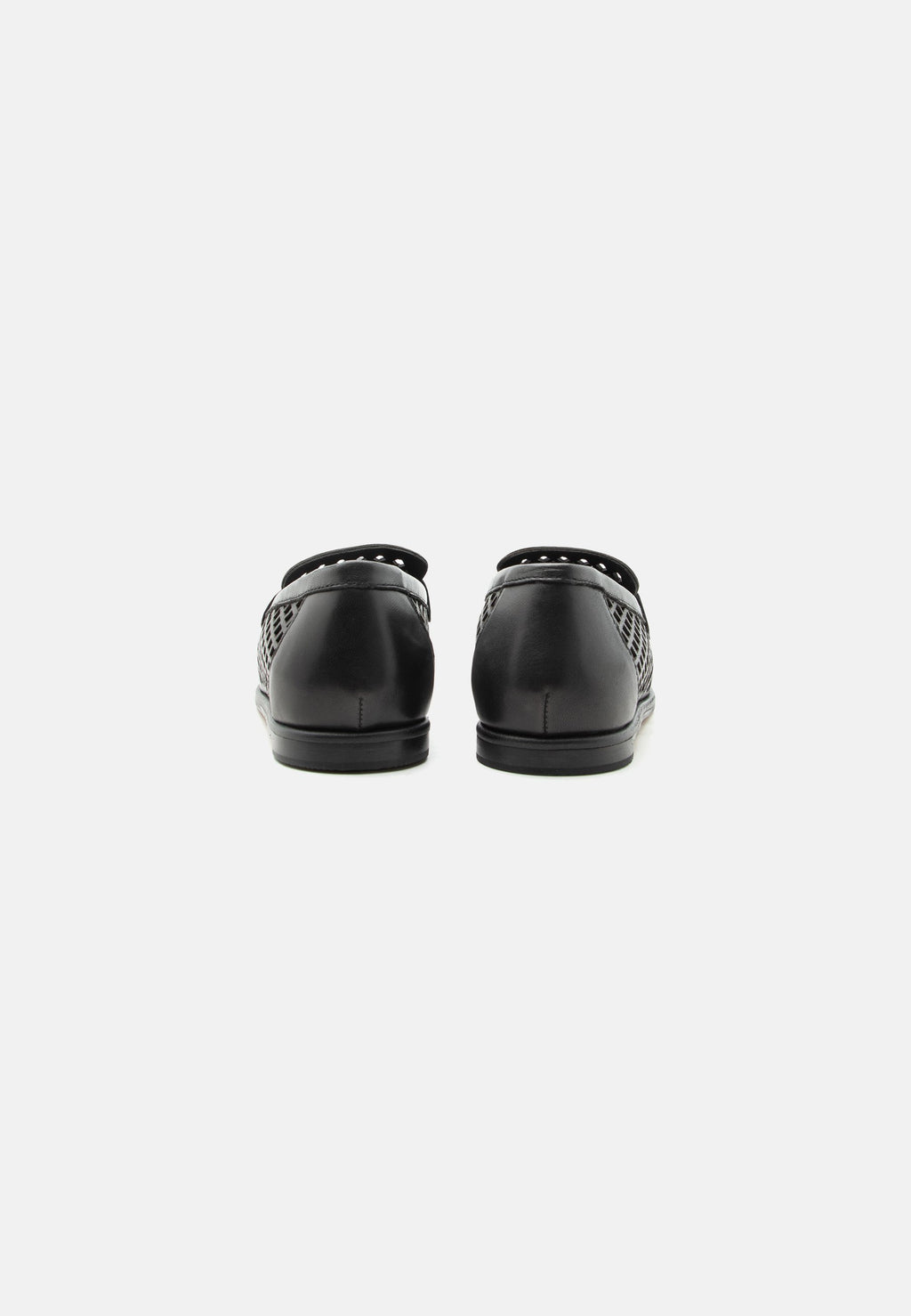 COIN LOAFER LASER CUT - Slip-ons - black