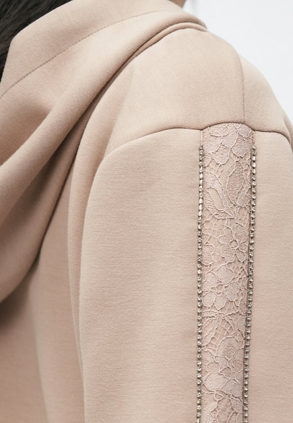 NEW HOODED - Zip-up sweatshirt - summer clay