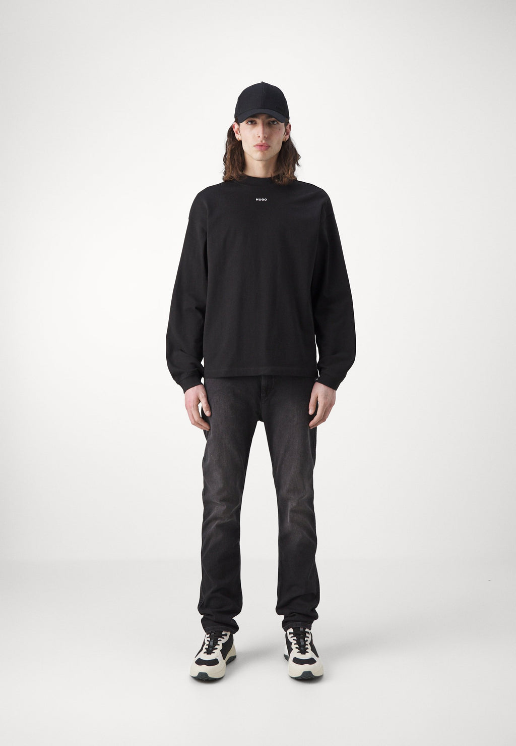 DAPOSO - Long sleeved top - black