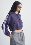 FULL ZIP - Zip-up sweatshirt - boysenberry