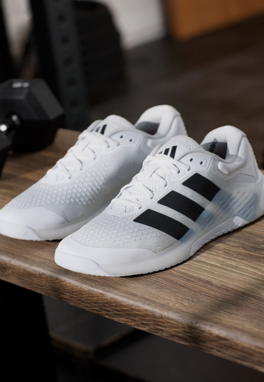 DROPSET 4 POWER - Training shoe - ftwr white/core black/lucid red