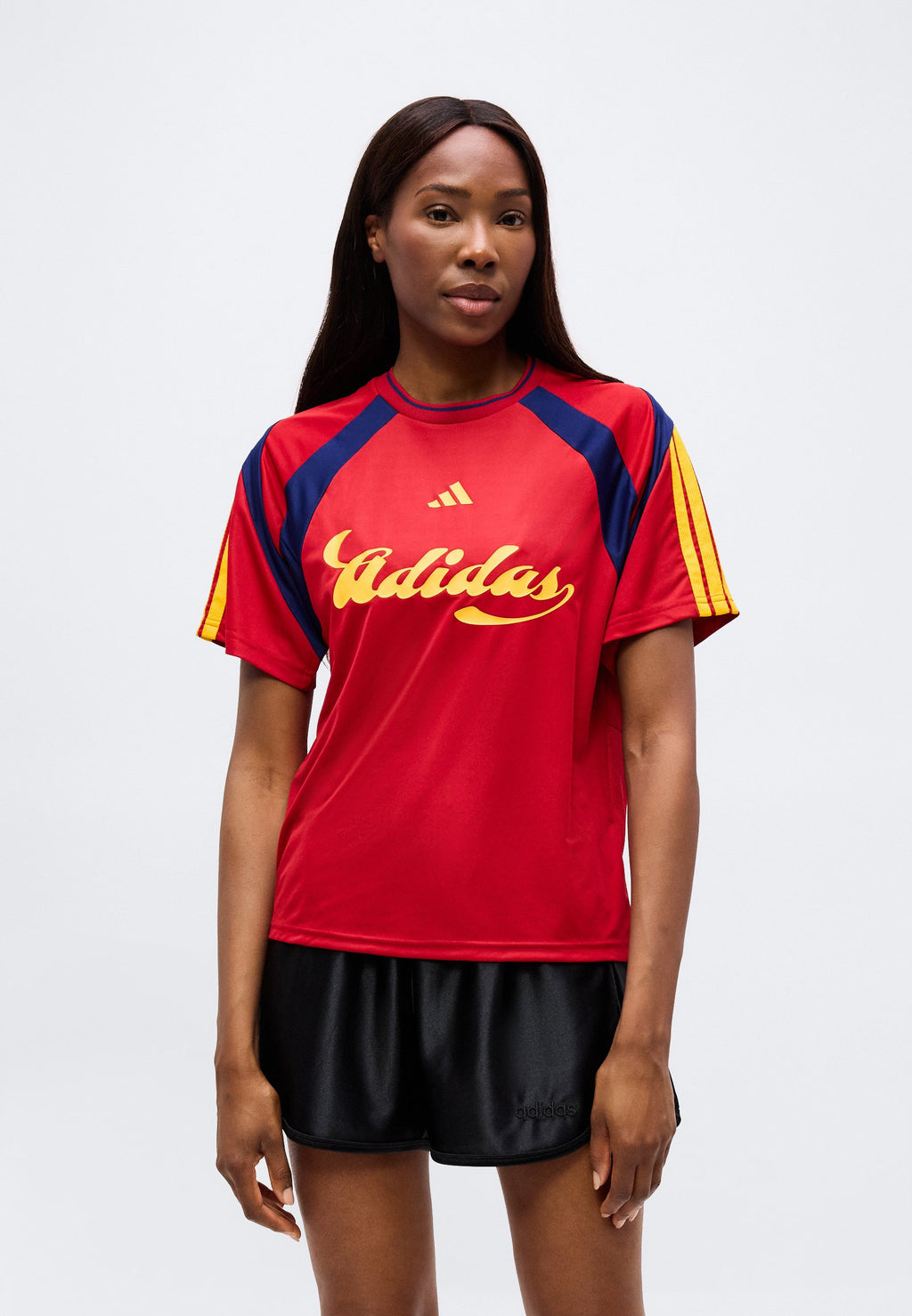 TEE - Print T-shirt - team power red/dark blue/crew yellow