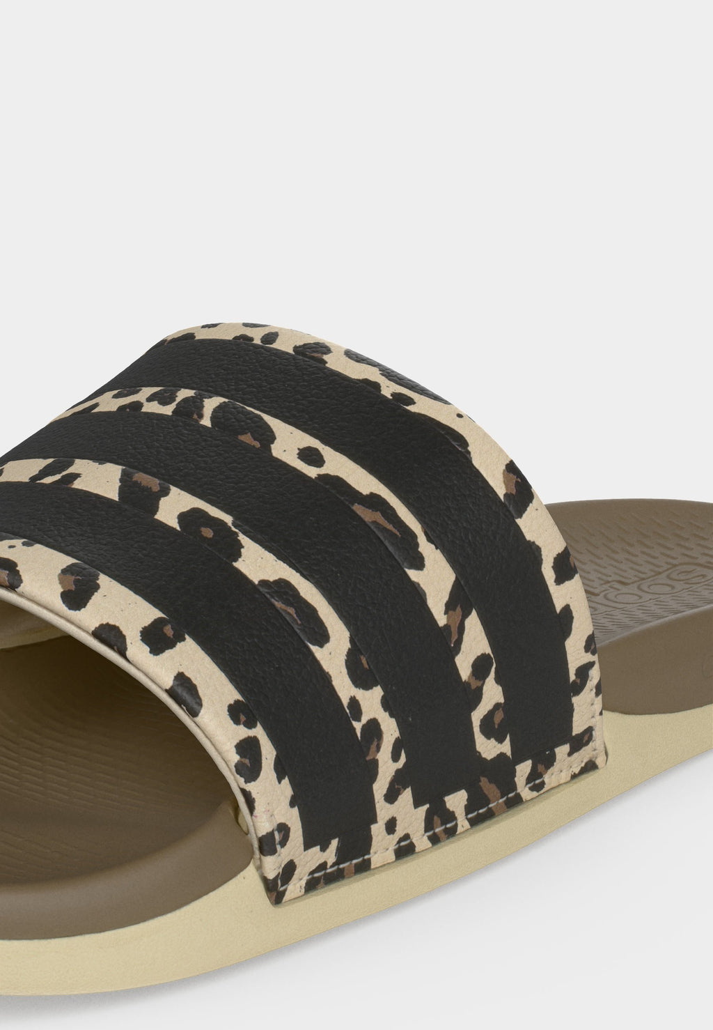 ADILETTE COMFORT 2.0 SLIDES - Mules - crystal linen/core black