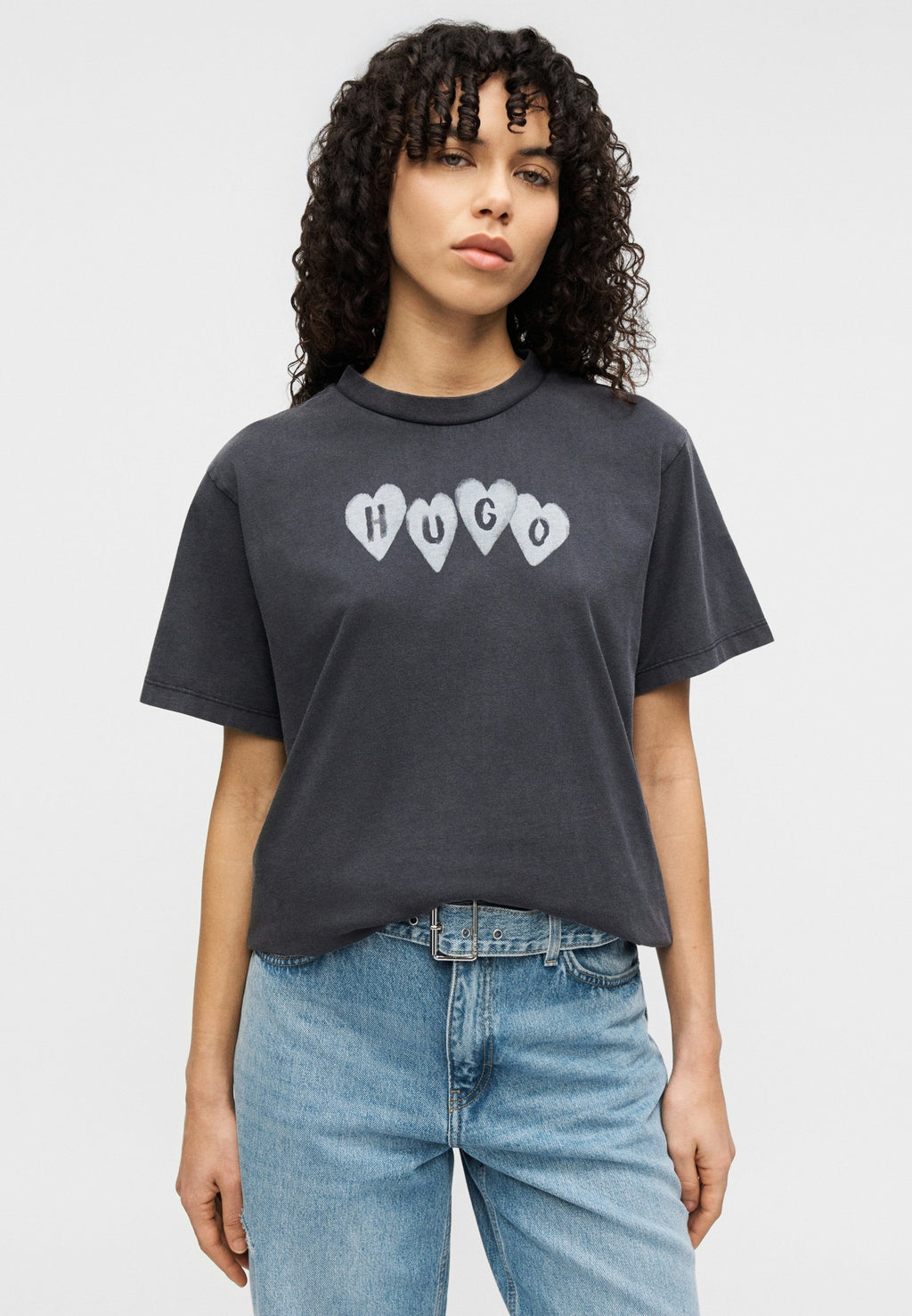VINTAGE TEE - Print T-shirt - black