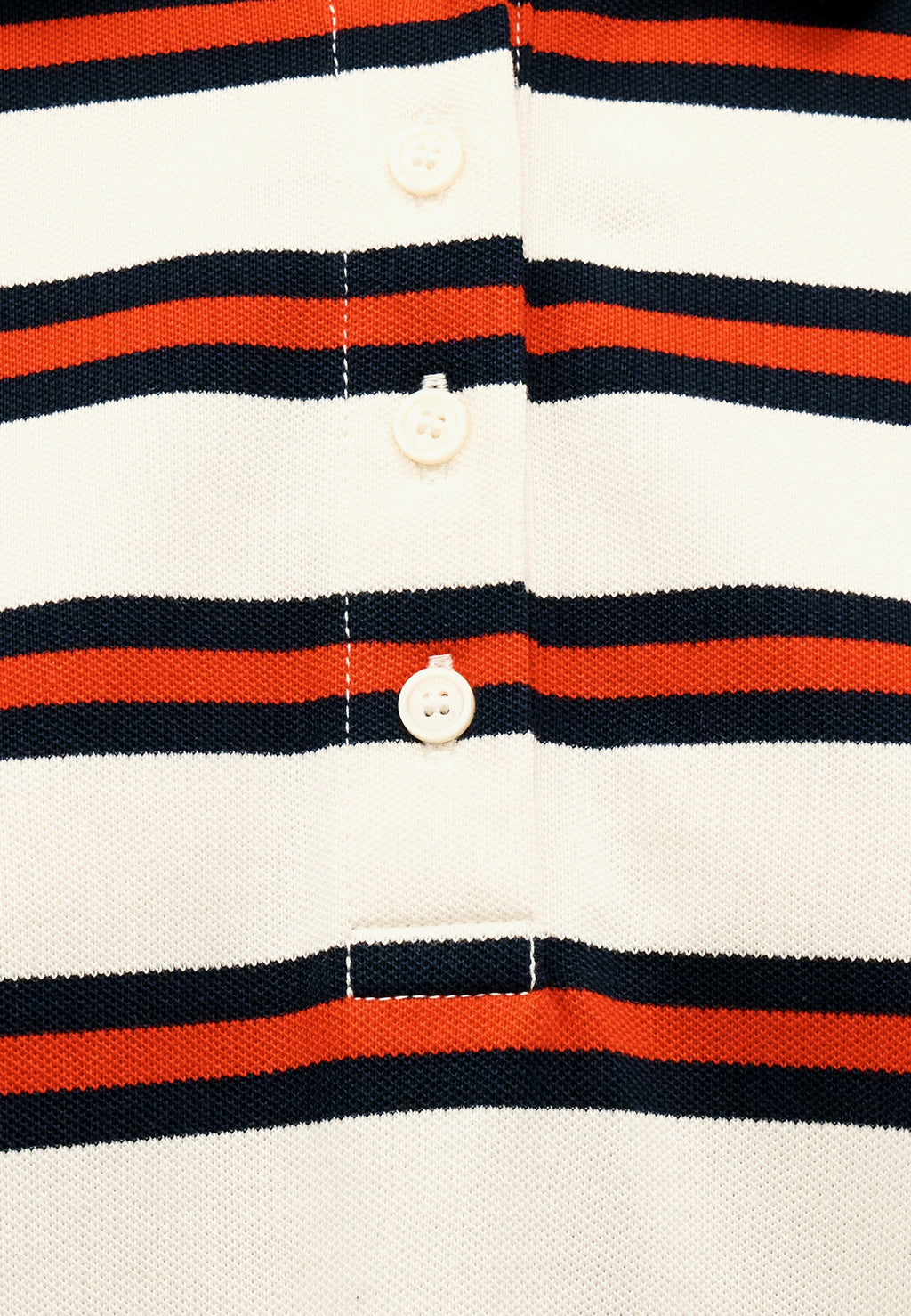 1985 RELAXED FIT STRIPE LONG SLEEVE POLO SHIRT - Long sleeved top - fireworks