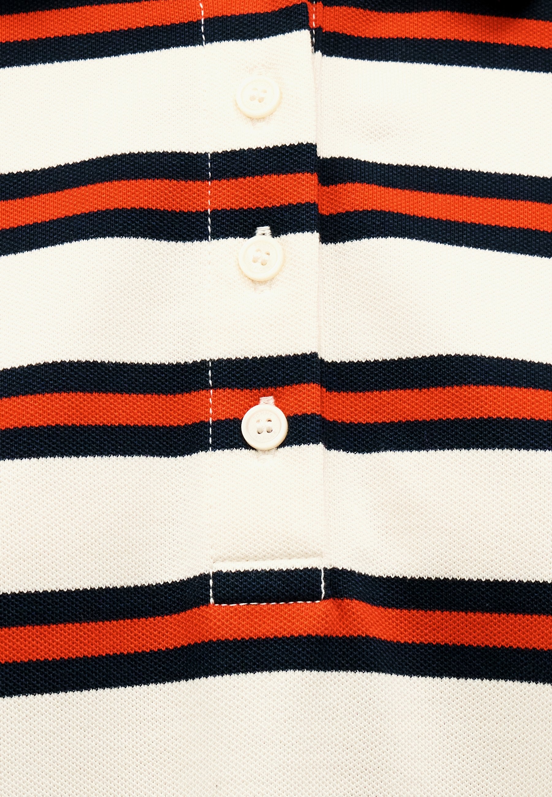 1985 RELAXED FIT STRIPE LONG SLEEVE POLO SHIRT - Long sleeved top - fireworks