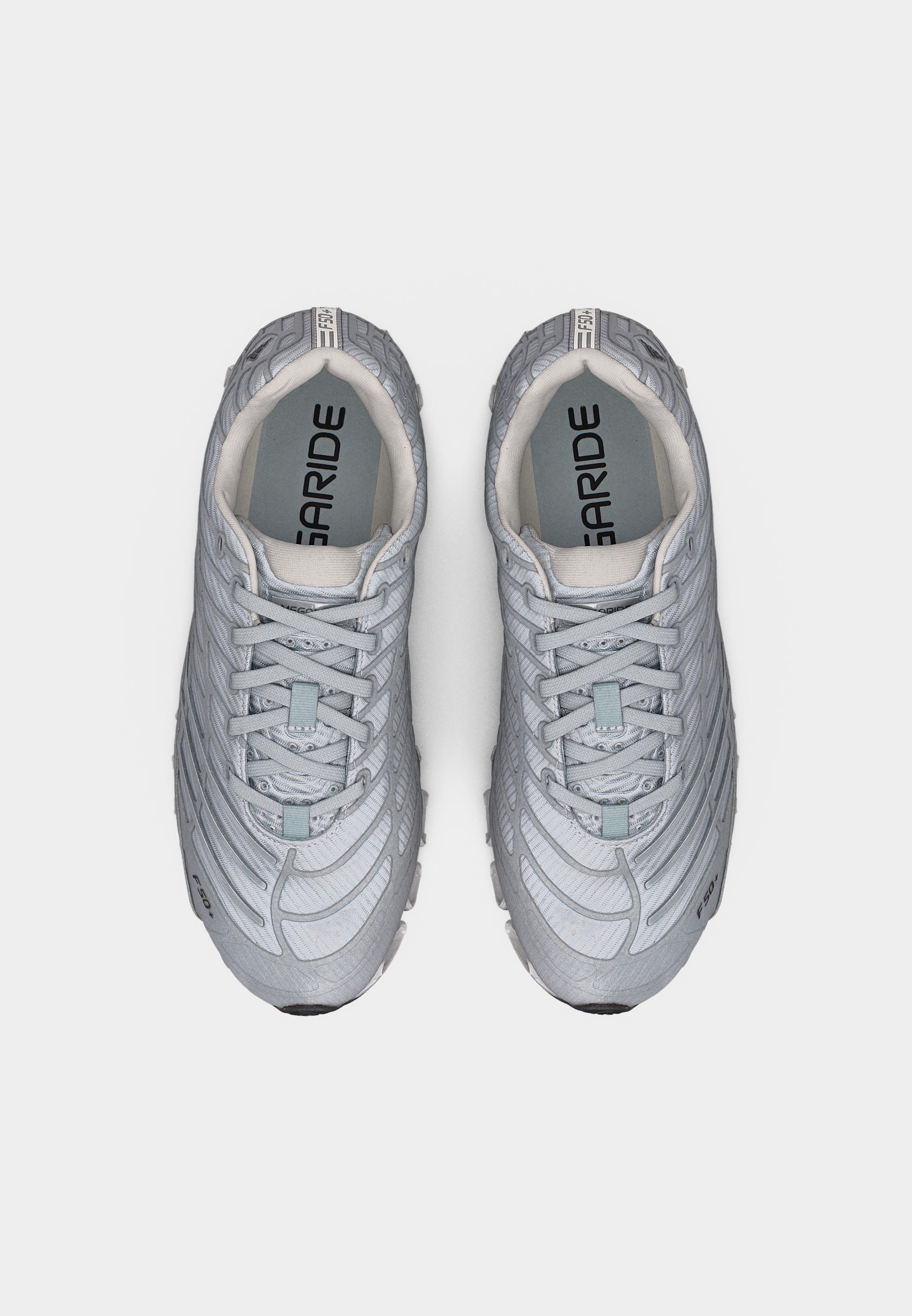 MEGARIDE F50 UNISEX - Trainers - silver-coloured metallic/matte silver-coloured