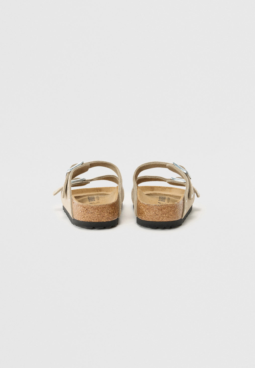 ARIZONA RIVET LEVE NARROW - Sandals - taupe