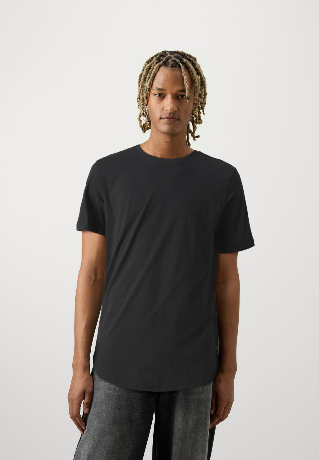 JJENOA TEE CREW NECK 7 PACK - Basic T-shirt - white/black