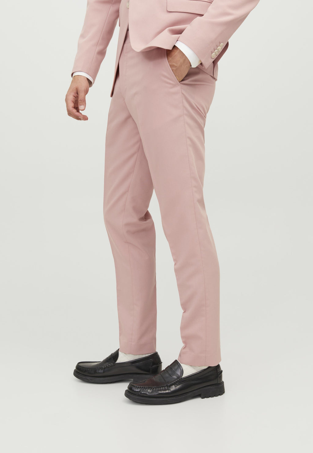JPRFRANCO TROUSER NOOS - Suit trousers - rose tan