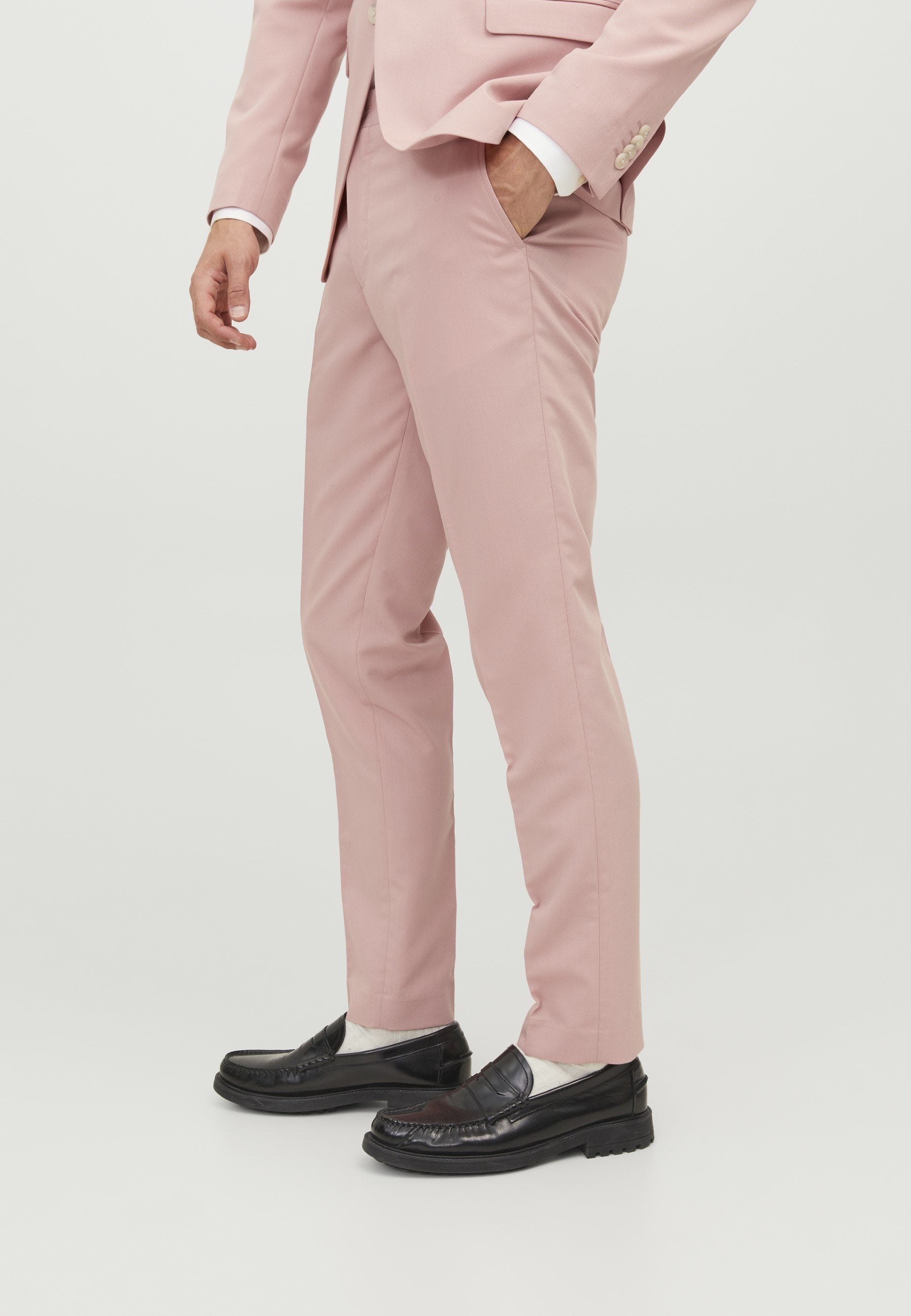 JPRFRANCO TROUSER NOOS - Suit trousers - rose tan