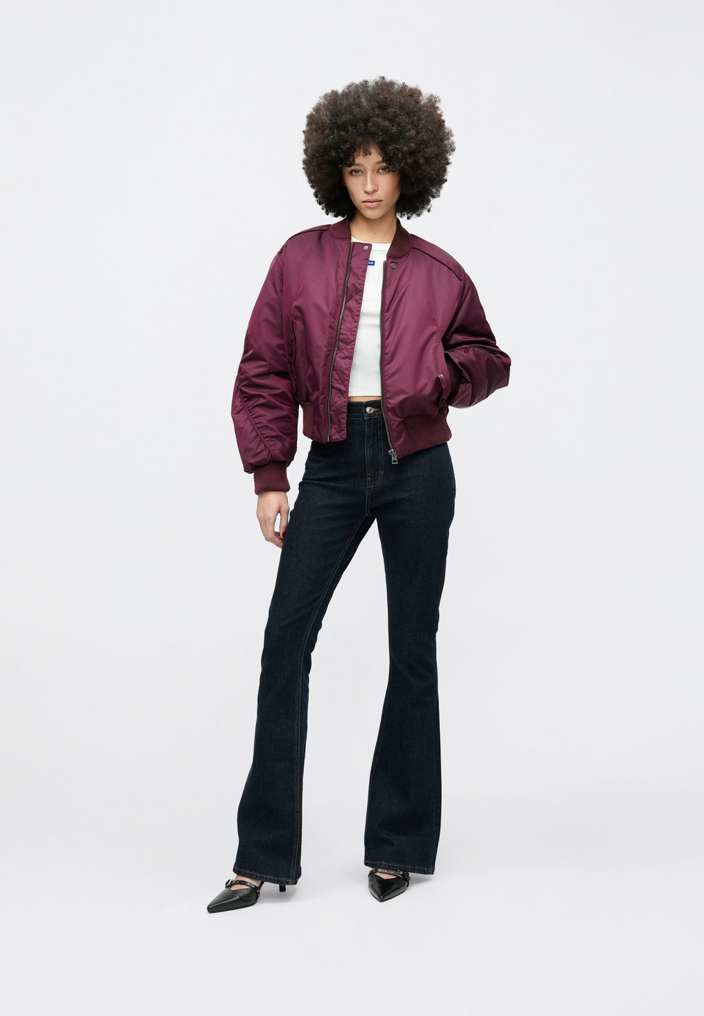 FERIDA - Bomber Jacket - dark purple