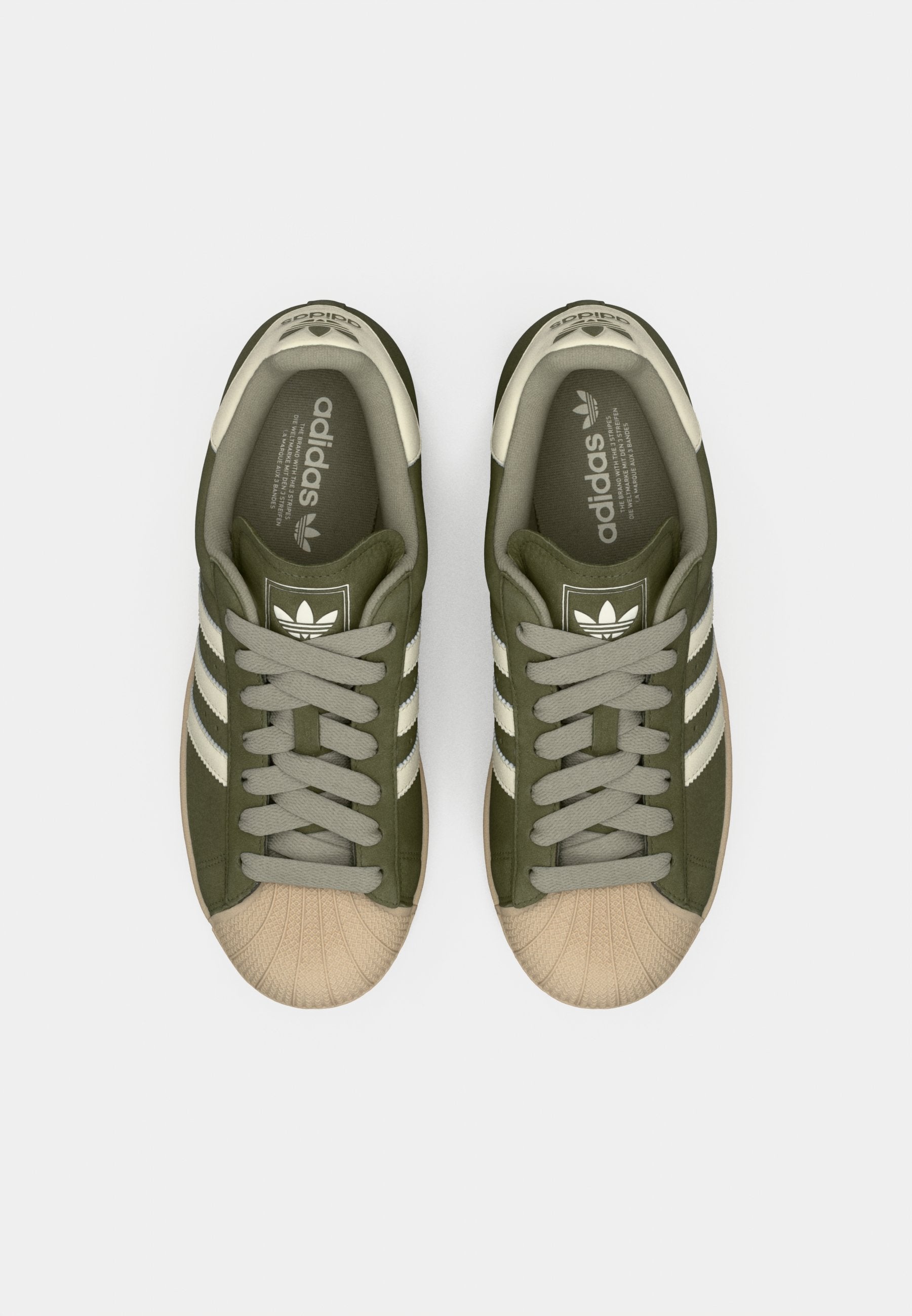 SUPERSTAR II UNISEX - Trainers - olive strata/off white/stone khaki