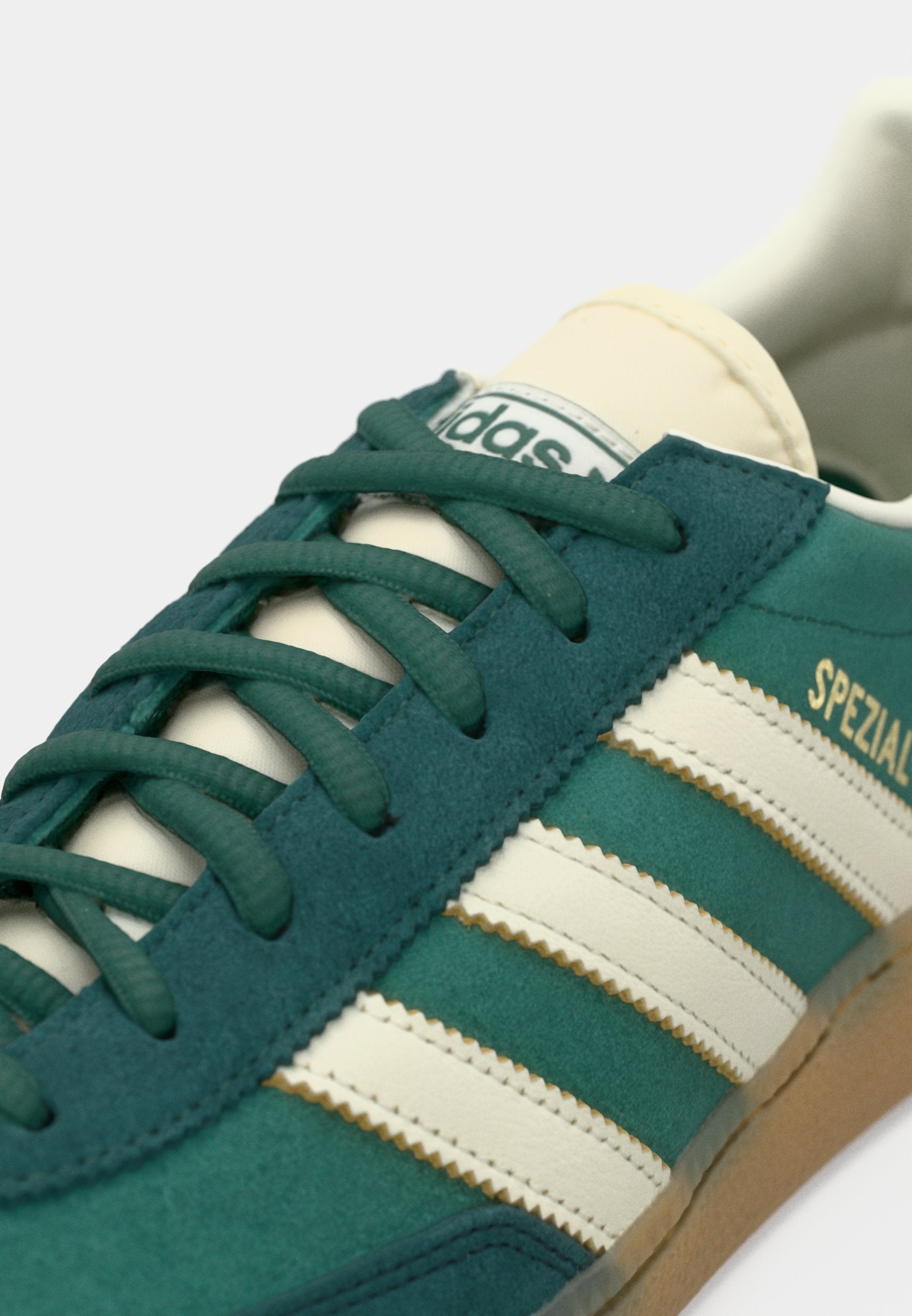 HANDBALL SPEZIAL UNISEX - Baskets - vert universitaire/blanc cassé/lierre aurore