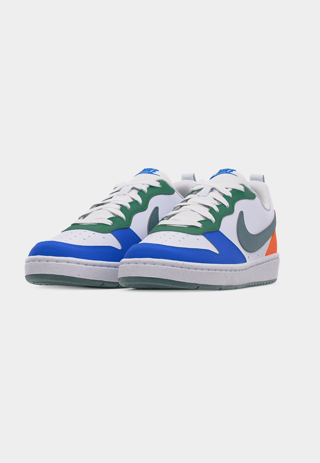 COURT BOROUGH UNISEX - Trainers - white/mineral slate/malachite/blue crystal/total orange