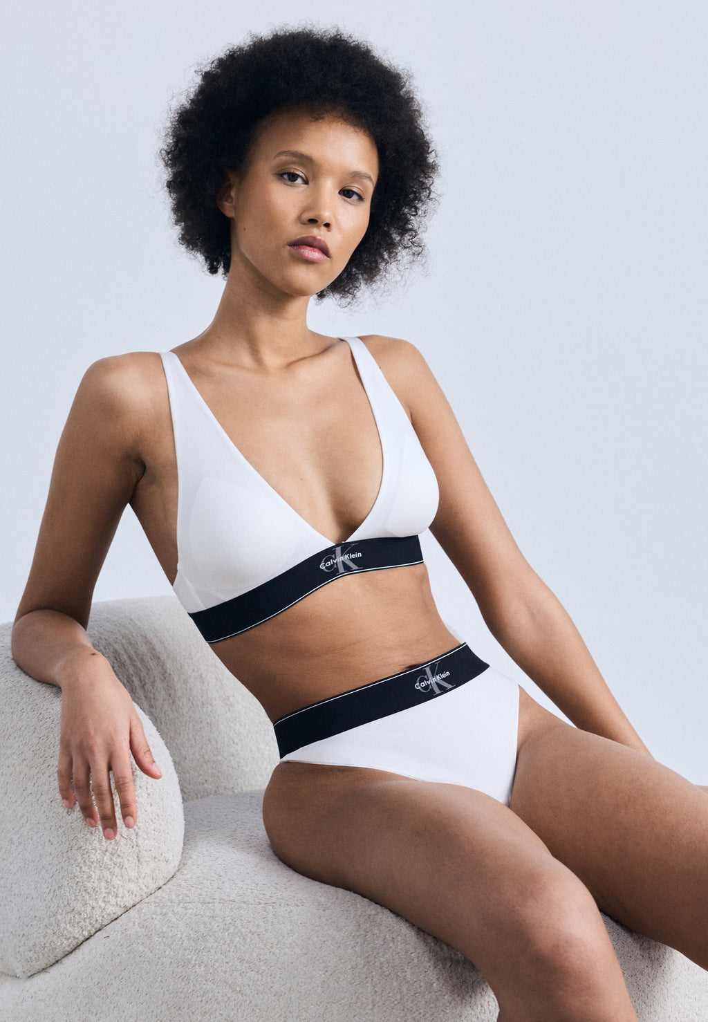 THONG GRAPHIC - Thong - white