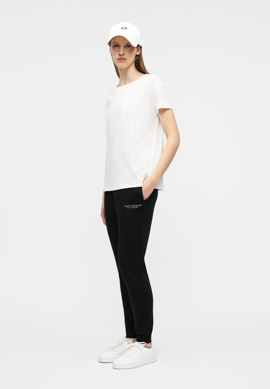 TROUSER - Tracksuit bottoms - black/gold-coloured