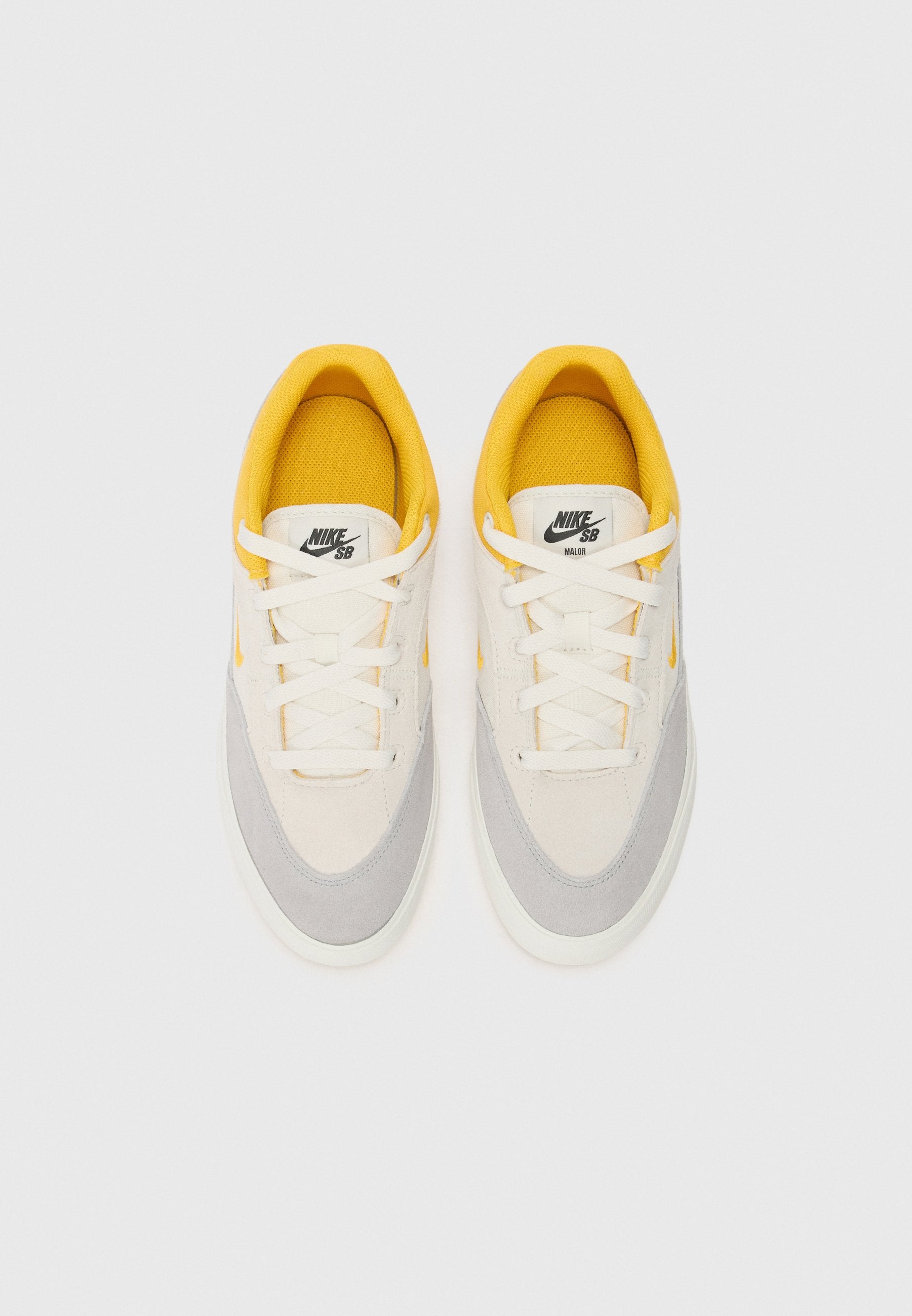 MALOR UNISEX - Baskets skate - platine/or universitaire/gris loup/blanc sommet