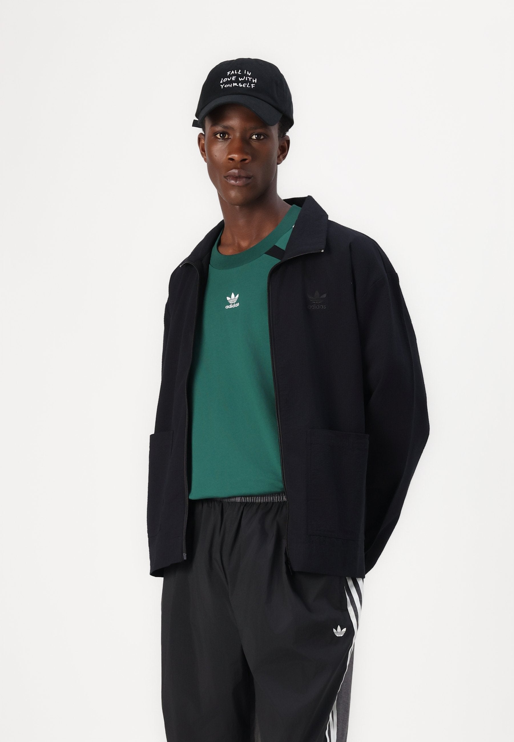 Tracksuit bottoms - black