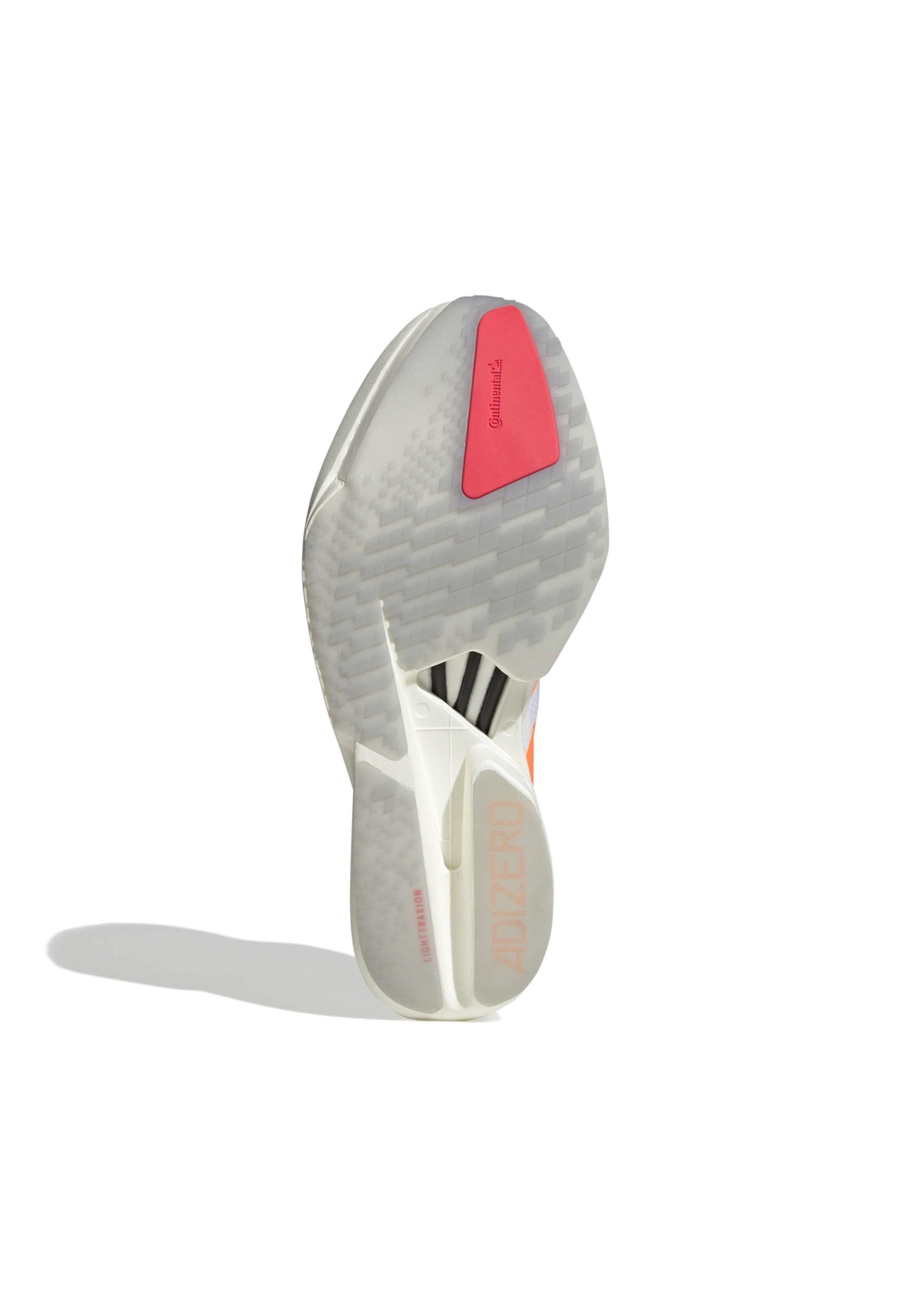 ADIZERO ADIOS PRO 4 - Road running shoes - cloud white   lucid orange   lucid red