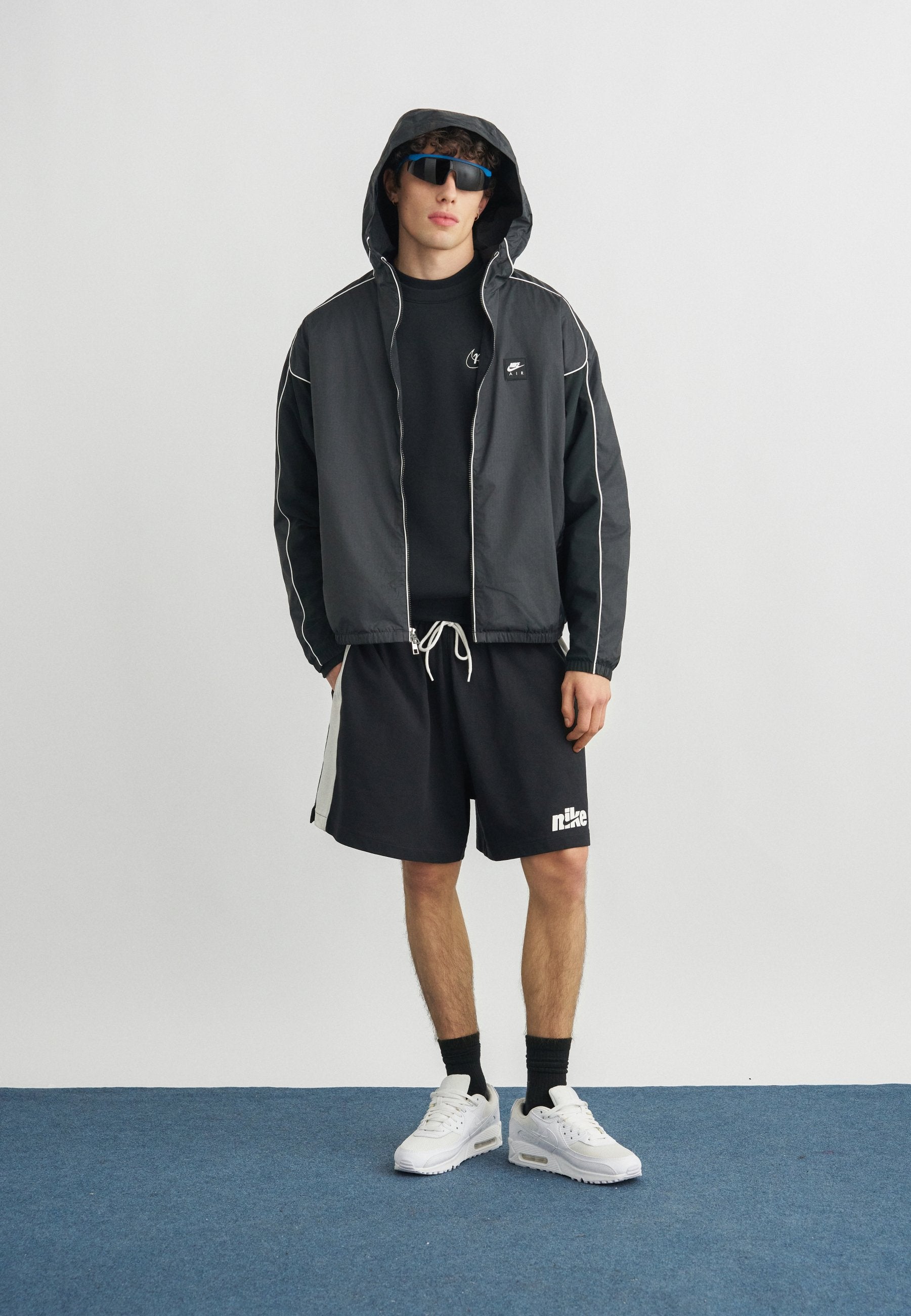 HYBRID - Light jacket - black/white