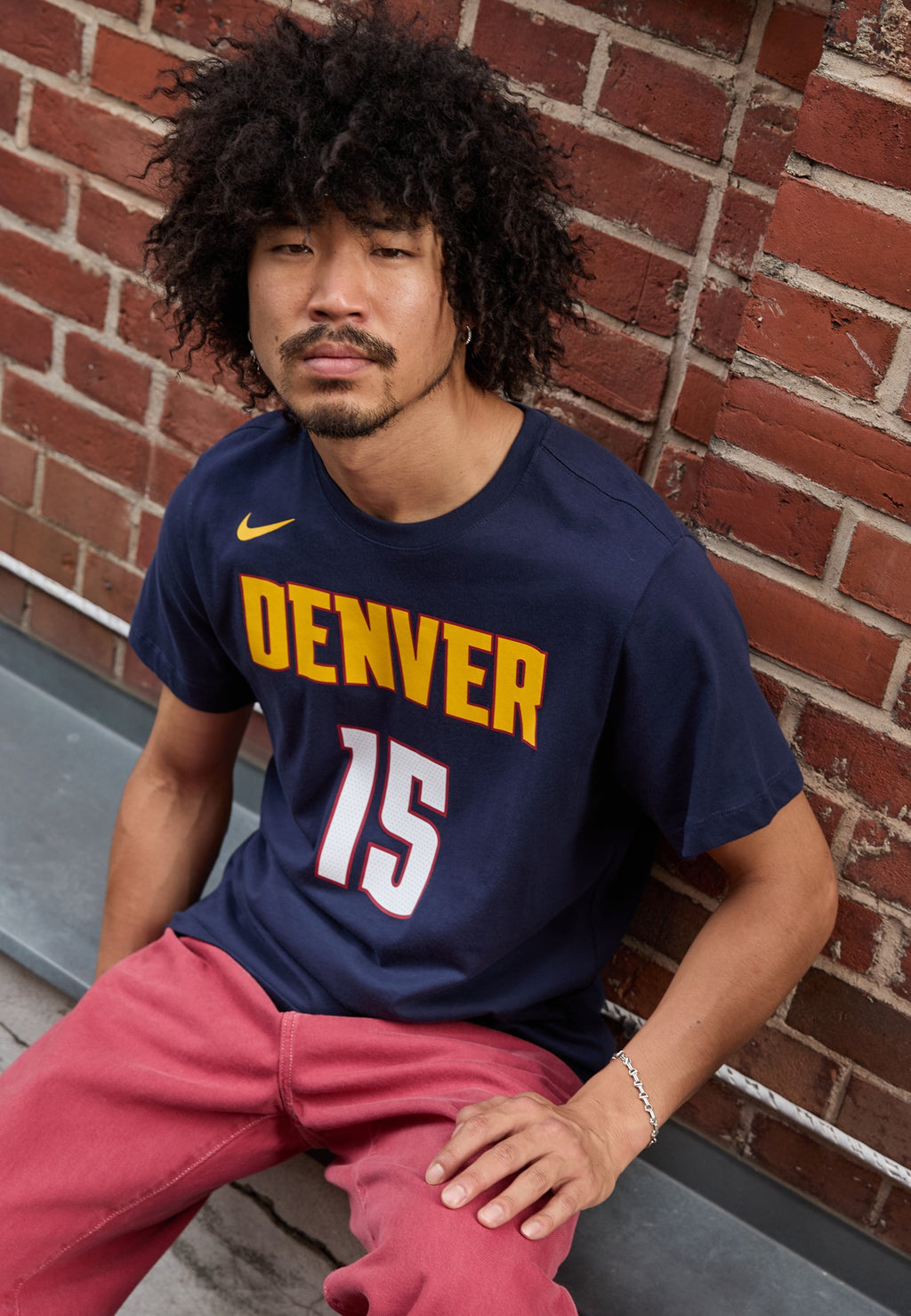 NBA DENVER NUGGETS NIKOLA JOKIC NAME AND NUMBER TEE - NBA jersey - college navy/jokic nikola