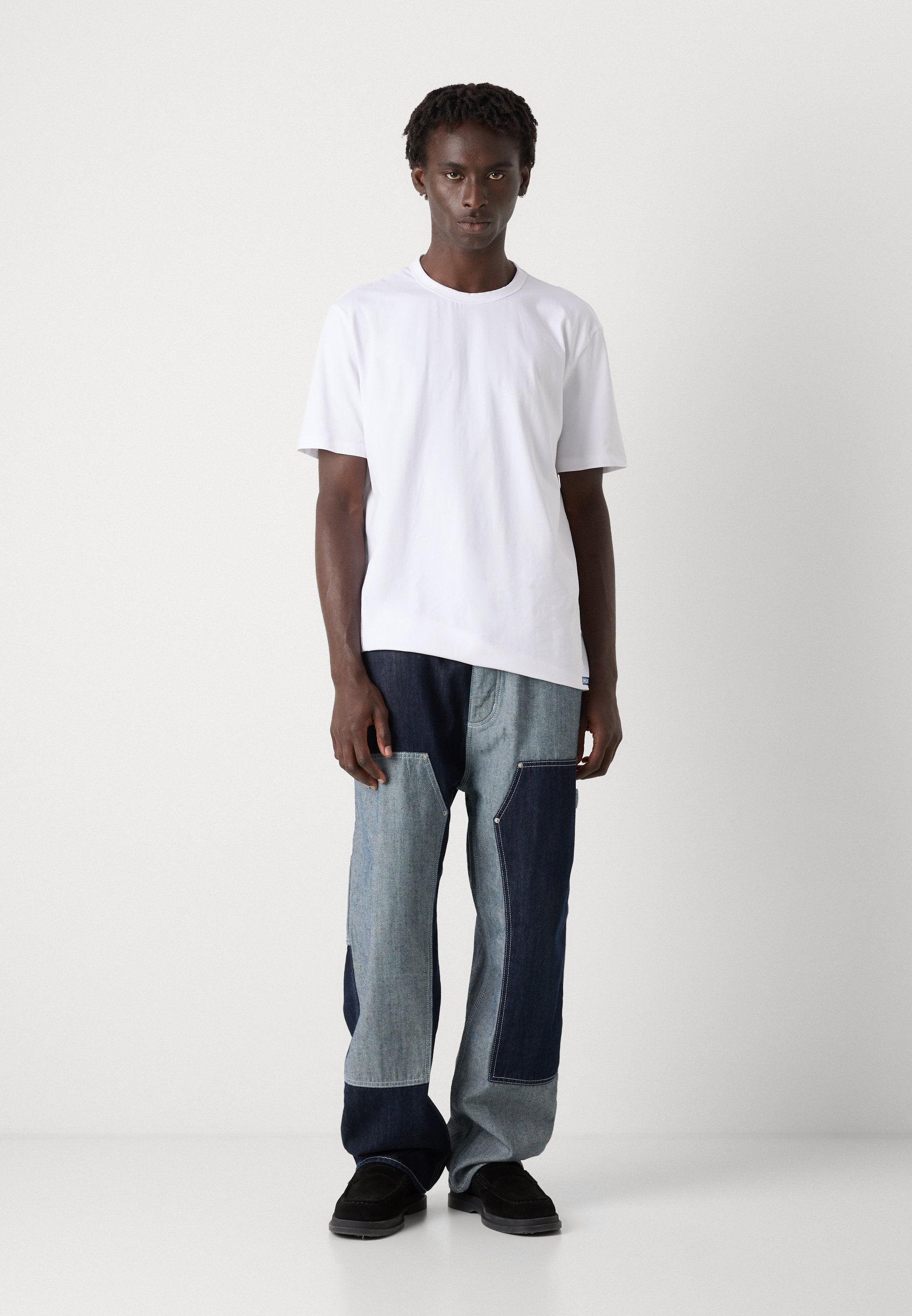 NAOLO 2 PACK - Basic T-shirt - white