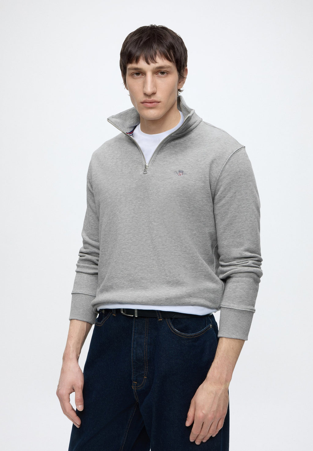 REG SHIELD HALF ZIP  - Sweatshirt - grey melange