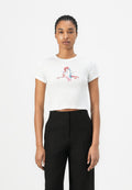 DALIA - Print T-shirt - white