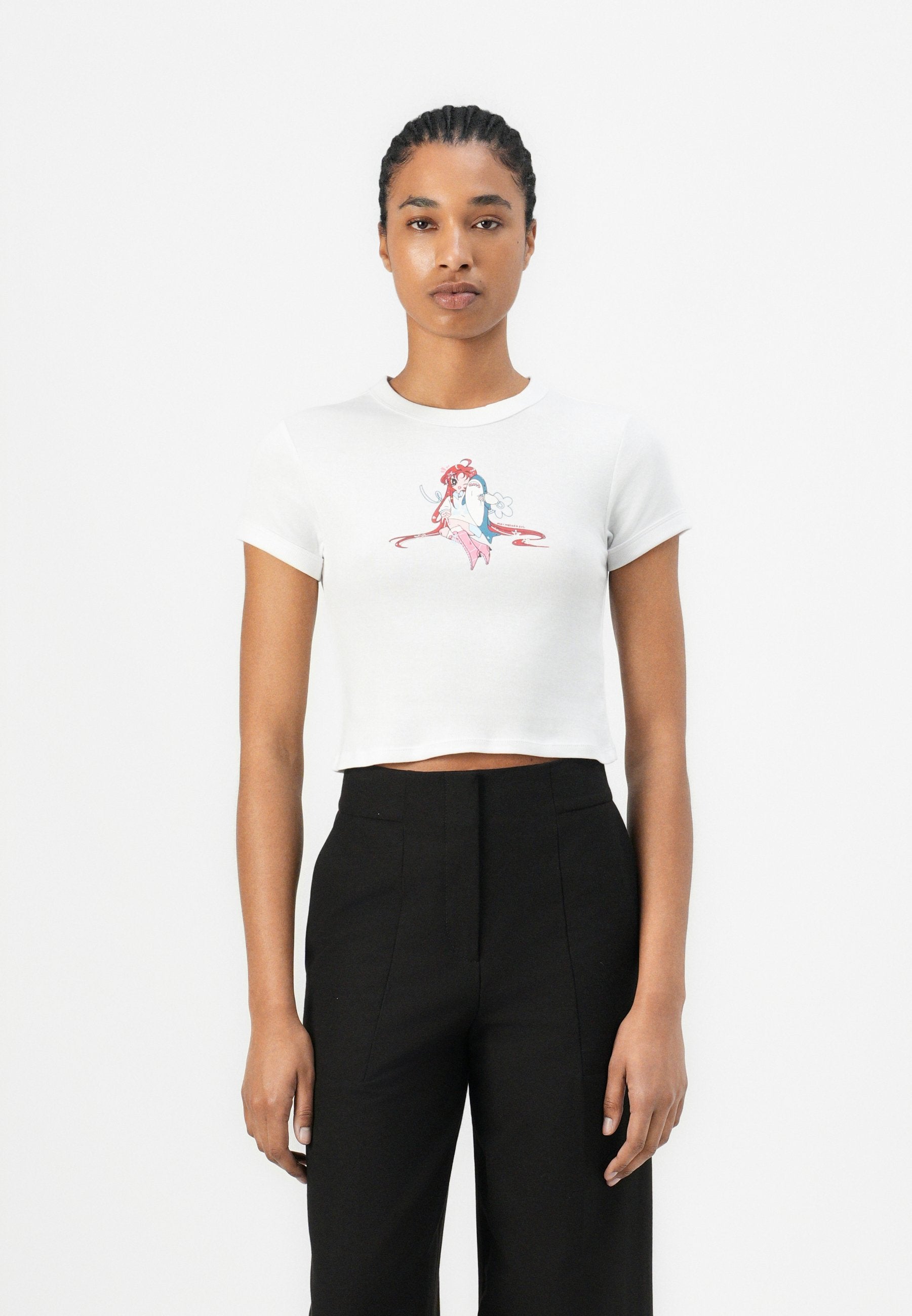 DALIA - Print T-shirt - white