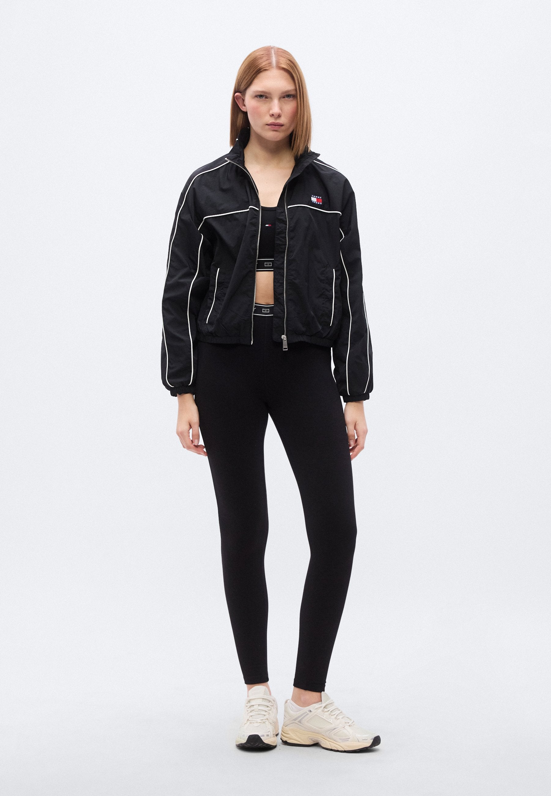 PIPING JACKET - Summer jacket - black