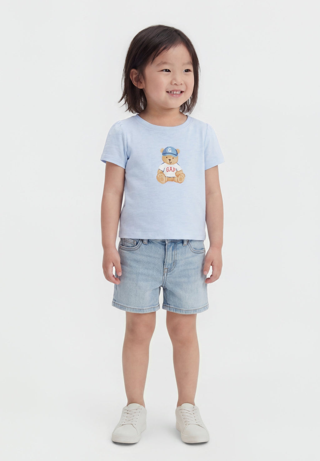 GRAPHIC TEE - Print T-shirt - serene blue