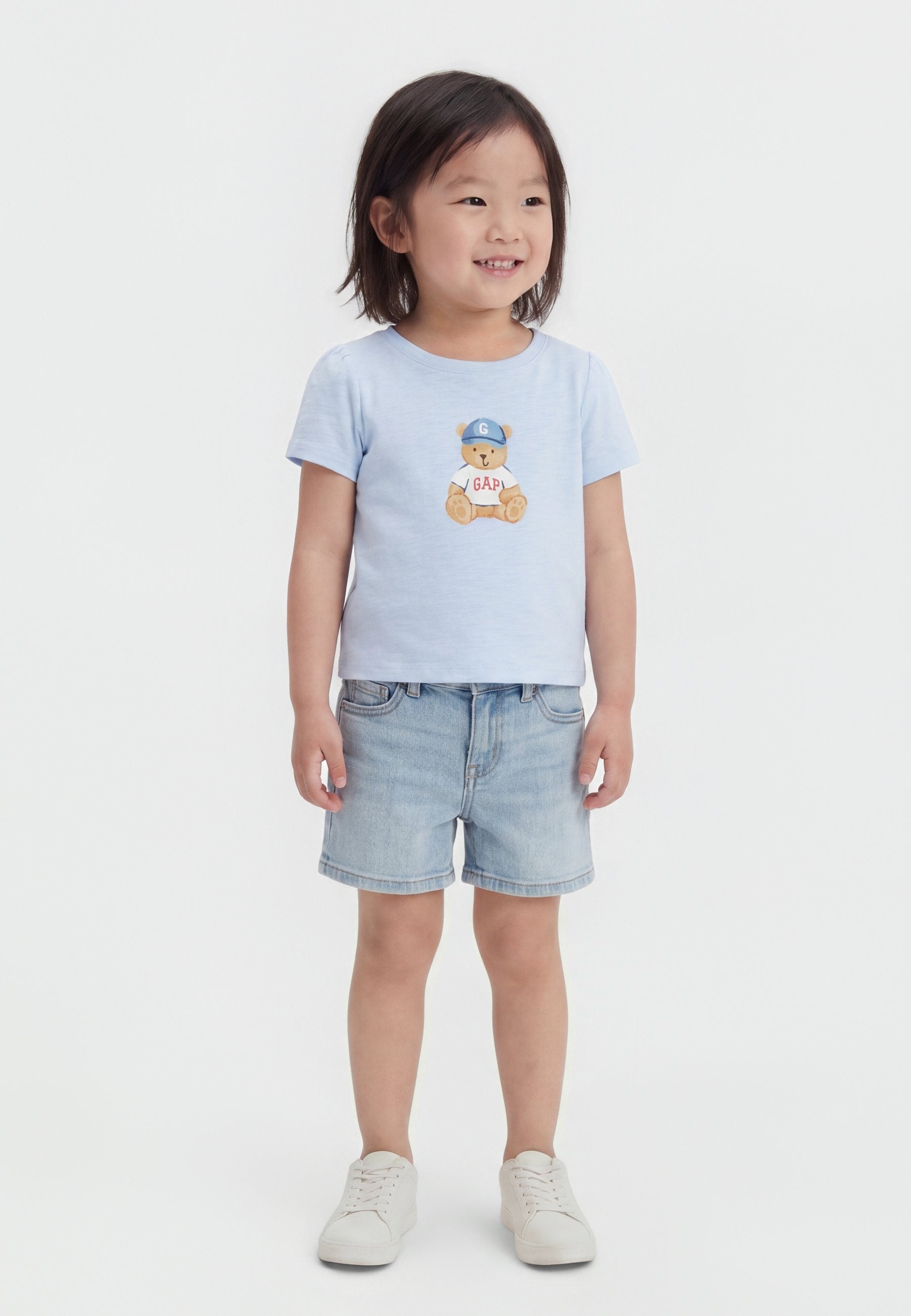 GRAPHIC TEE - Print T-shirt - serene blue